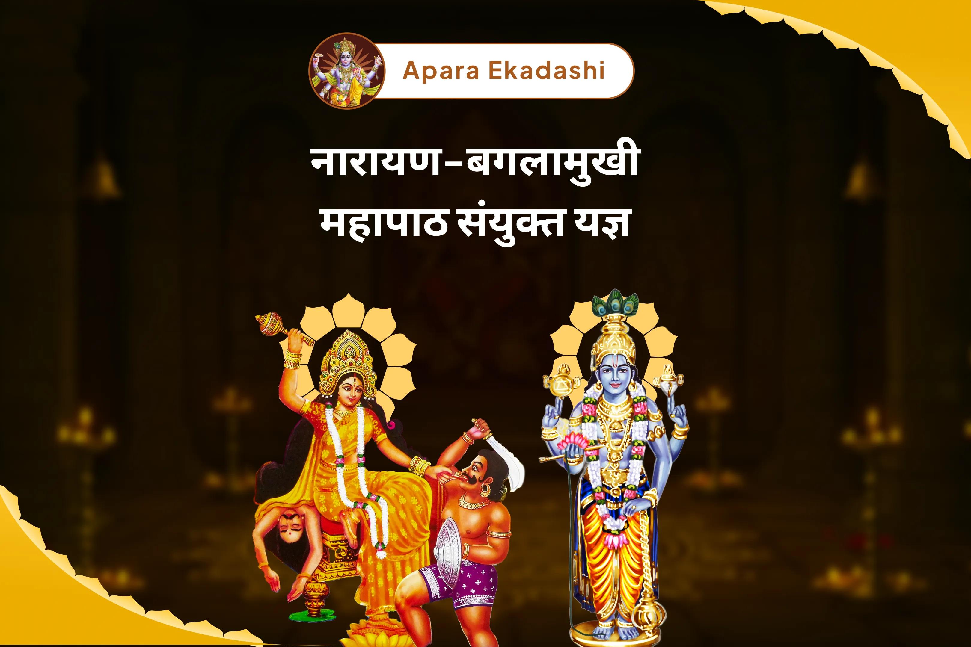 कानूनी विवादों को सुलझाने, जीत सुनिश्चित करने और दुश्मनी दूर करने के लिए  36,000 माँ बगलामुखी मंत्र जाप एवं नारायण सुदर्शन कवचम् यज्ञ