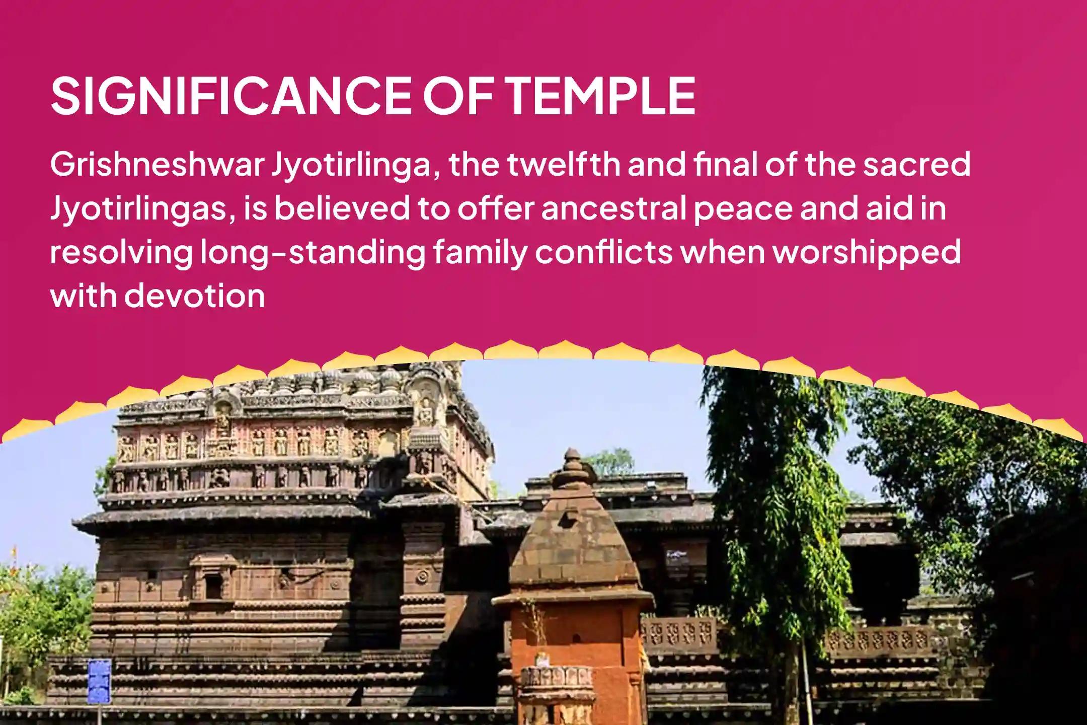 Jyotirlinga Somvati Amavasya Grishneshwar Special Shiv Rudrabhishek and Rudra Homam for Peace of Ancestor's souls and Resolving Family Disputes