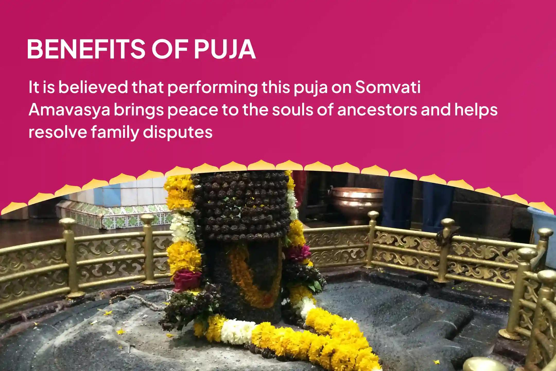 Jyotirlinga Somvati Amavasya Grishneshwar Special Shiv Rudrabhishek and Rudra Homam for Peace of Ancestor's souls and Resolving Family Disputes