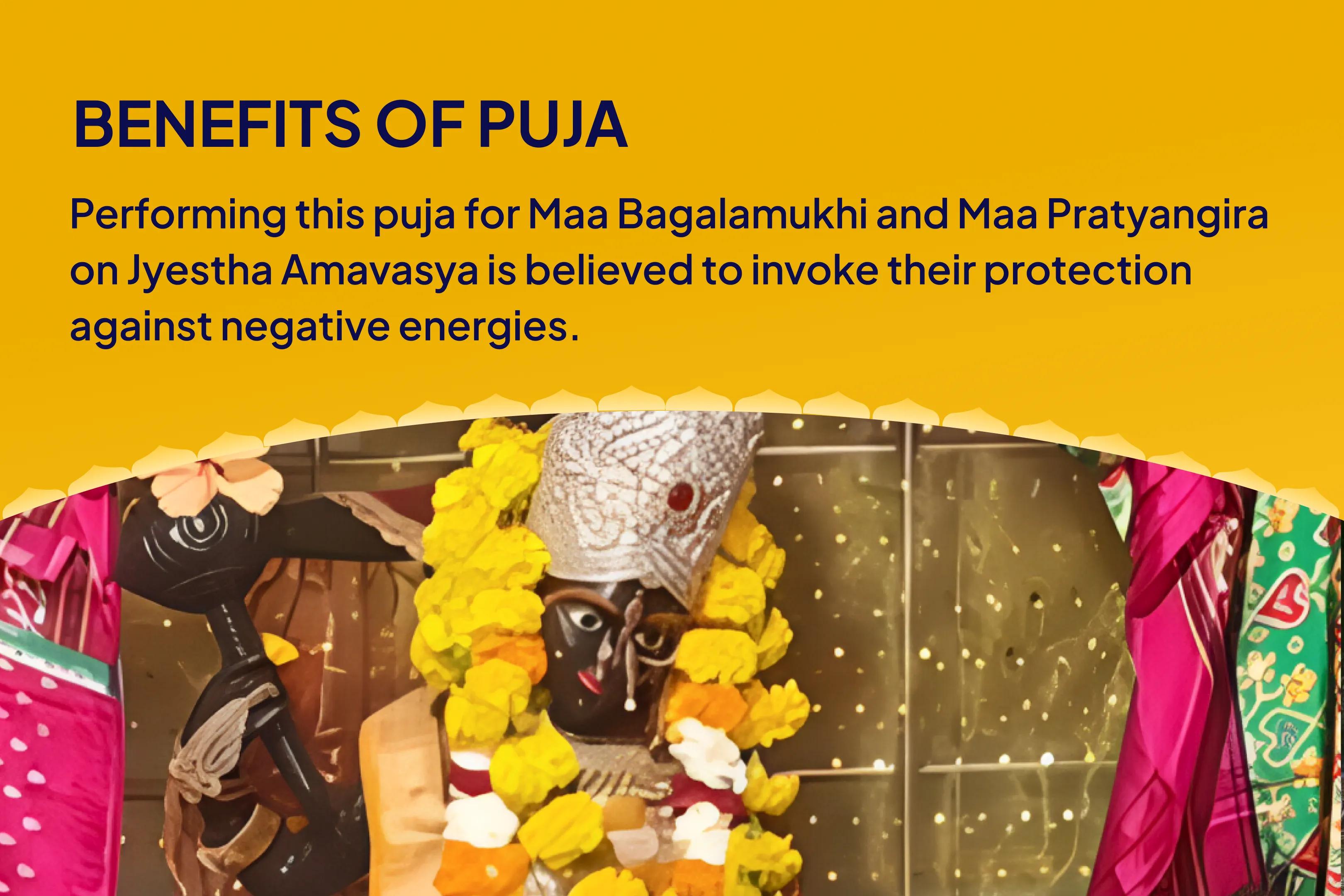 Amavasya 21 Brahman Mahavidya Mahanushthan Bagalamukhi-Pratyangira Kavach Path, 1,25,000 Bagalamukhi Mool Mantra Jaap and Havan for Devi's Protection to Repel Malevolent Energies and Negative Influences
