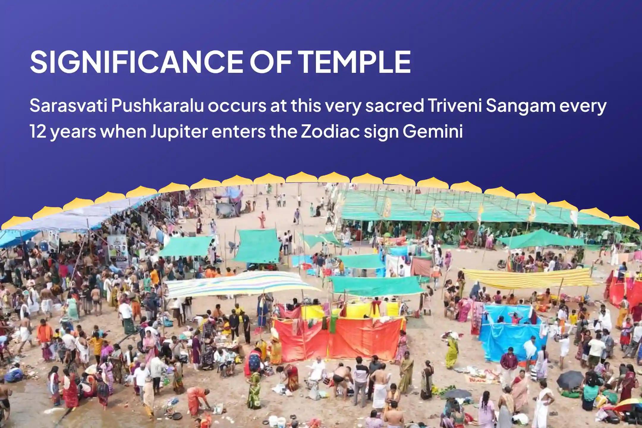Sarasvati Pushkaralu Triveni Sangam Special Pitru Dosha Shanti Puja and Til Tarpanam to liberate ancestors' souls and seek their blessings