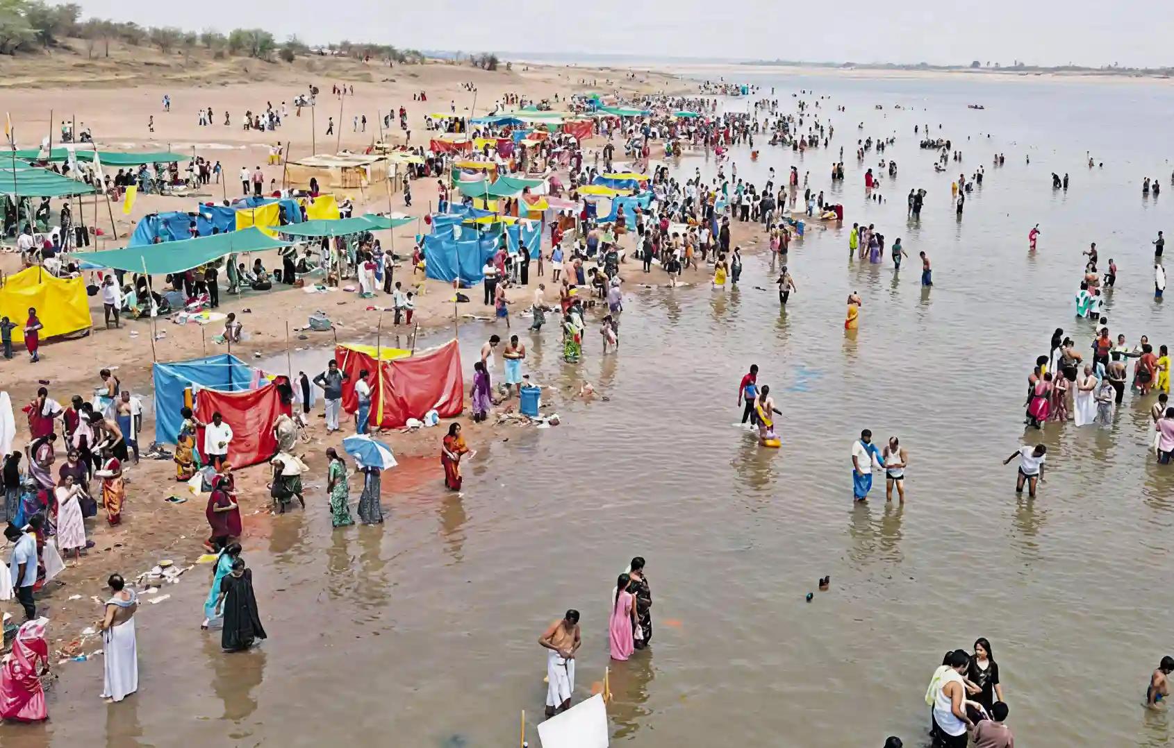 Triveni Sangam, Kaleshwaram, Telangana