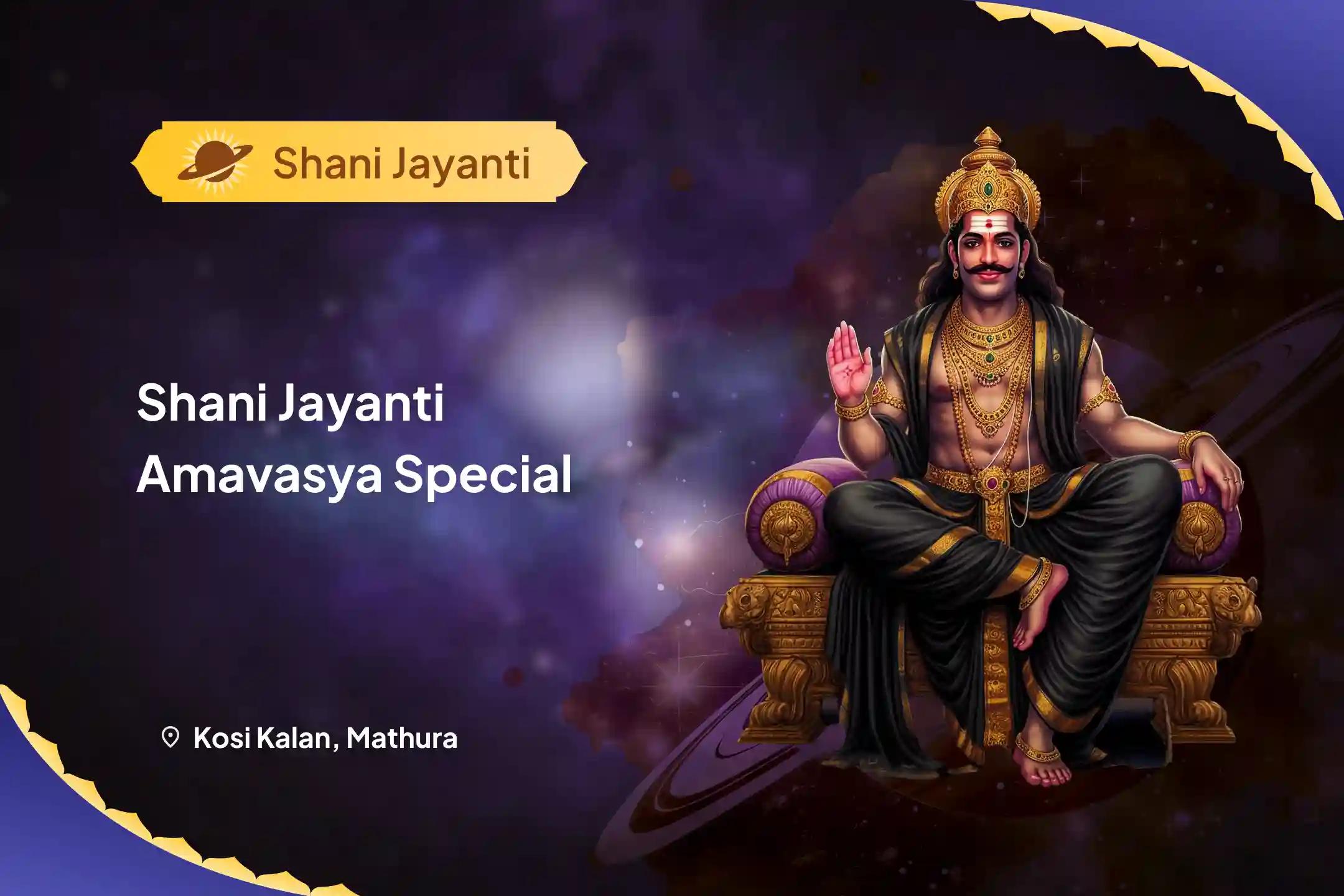 Shani Jayanti Amavasya Special Shani Saade Saati Peeda Shanti Mahapuja, Shani Til Tel Abhishek and Mahadasha Shanti Mahapuja for Overcoming Challenges and Adversities in Life