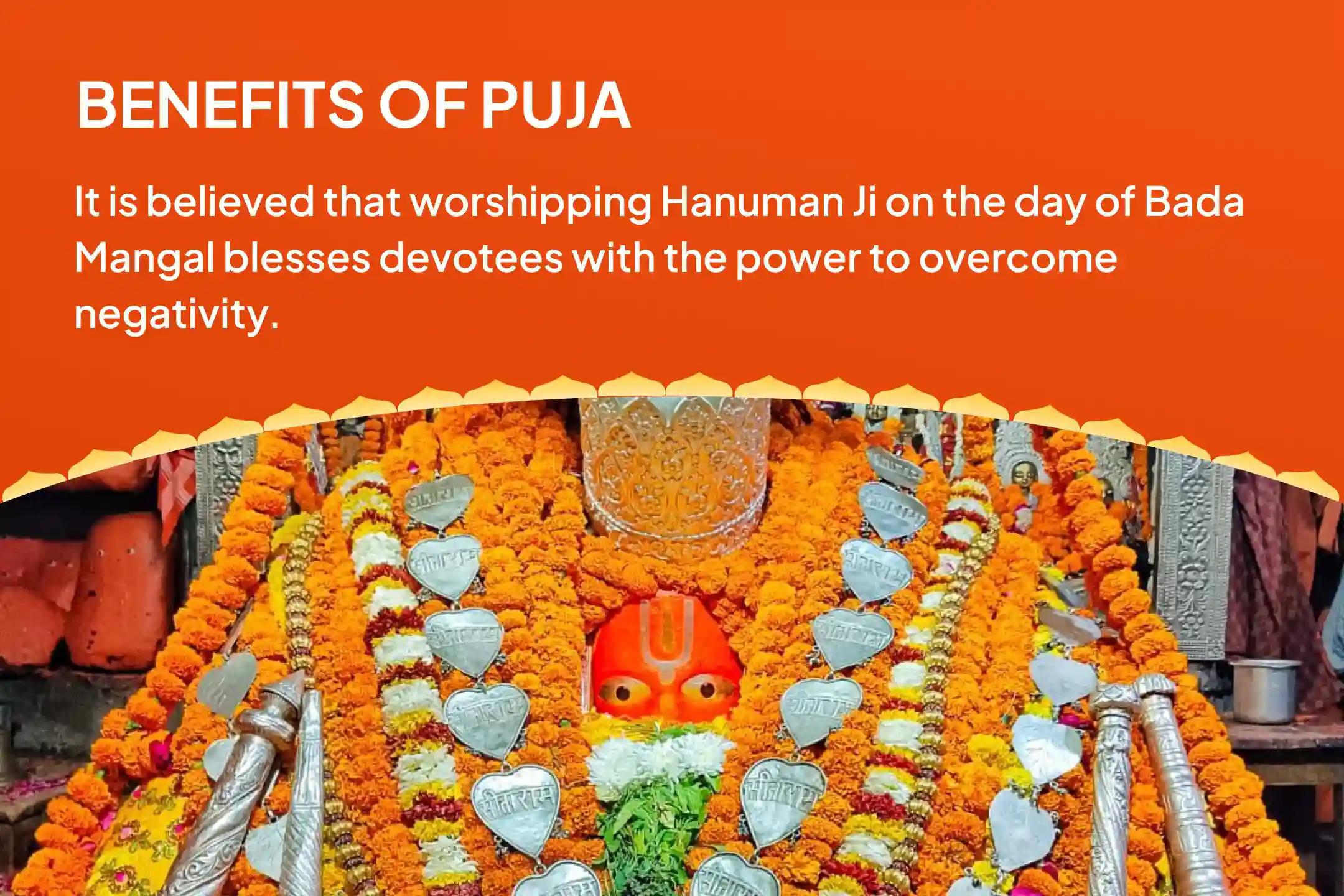Hanuman’s Blessings: Your Path to Strength and Protection Bada Mangal Hanuman Garhi Sankat Mochan Pujan and Havan Harness Hanuman's Energy to Overcome Negativity