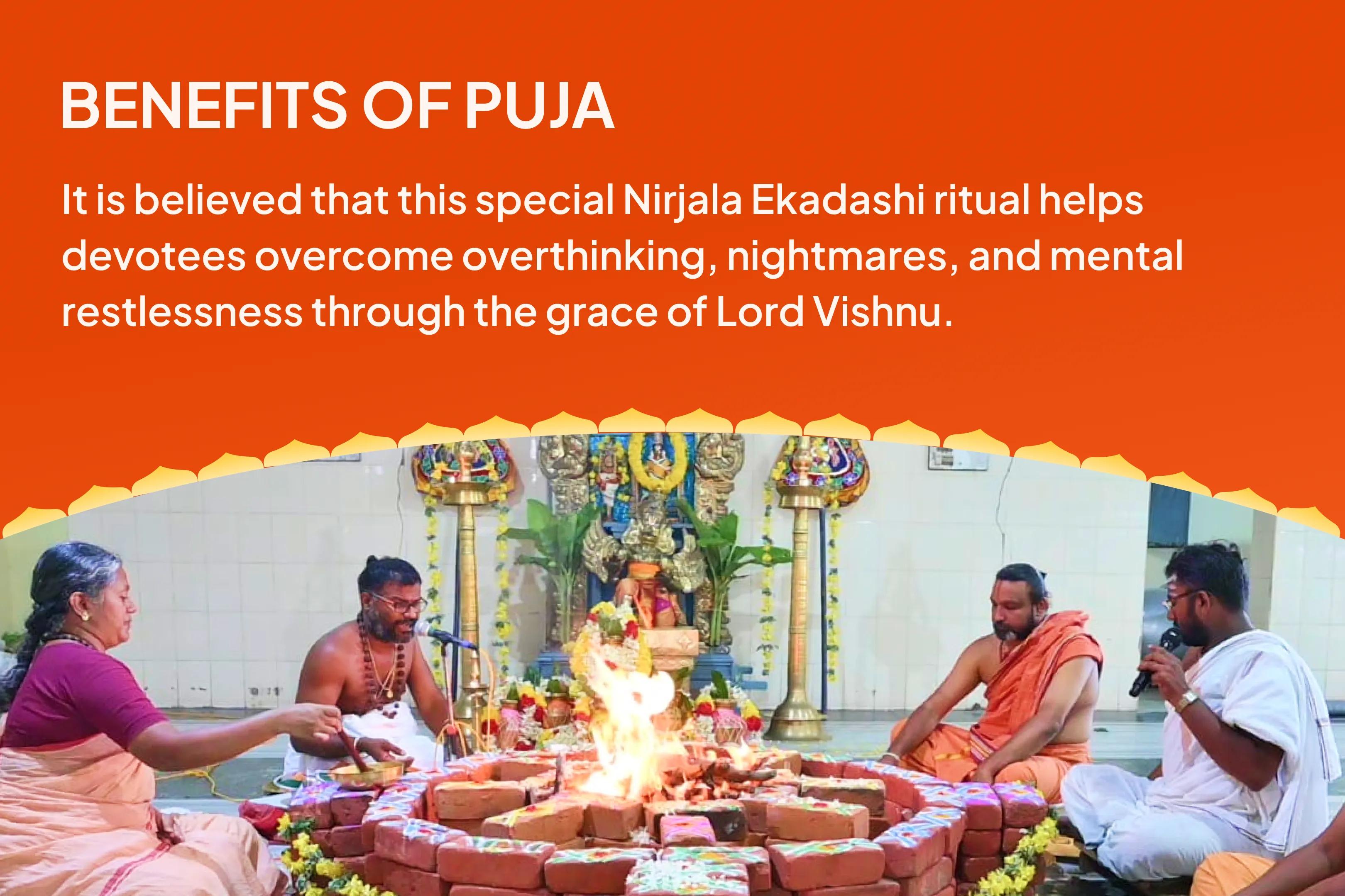 Nirjala Ekadashi Brahma Muhurat Vishnu Meditation Early Morning Vishnu Sahasranama Chanting & Saffron-Conch Abhishek For Relief from Overthinking, Bad Dreams & Mental Impurity