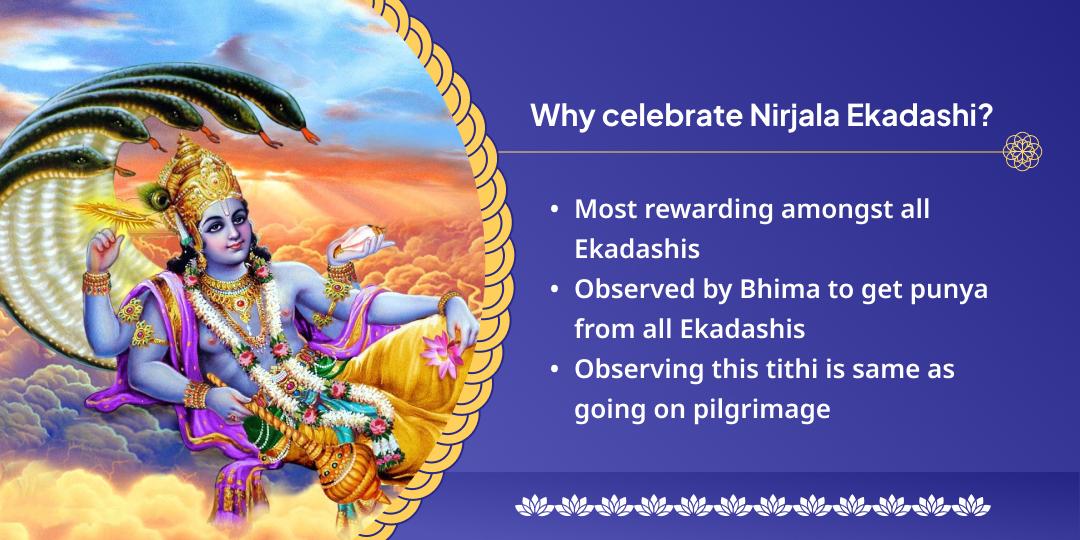 Nirjala Ekadashi Shri Vishnu Moksha Nagri Chadhava