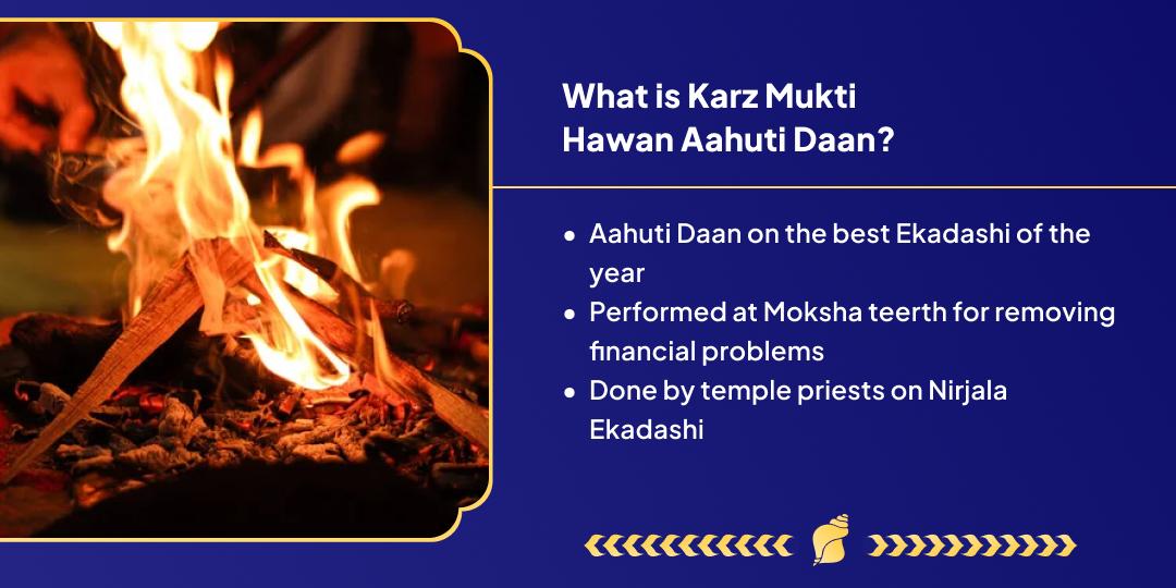 Nirjala Ekadashi Debt Relief Vishnu Hawan Aahuti Daan