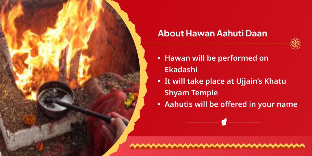 Nirjala Ekadashi Khatu Shyam Hawan Ahuti Daan