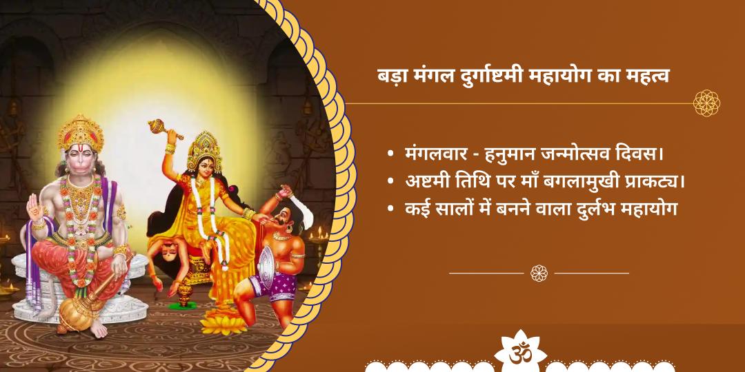 बड़ा मंगल दुर्गाष्टमी विशेष हनुमान-बगलामुखी चढ़ावा