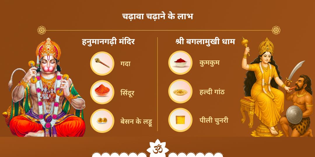 बड़ा मंगल दुर्गाष्टमी विशेष हनुमान-बगलामुखी चढ़ावा