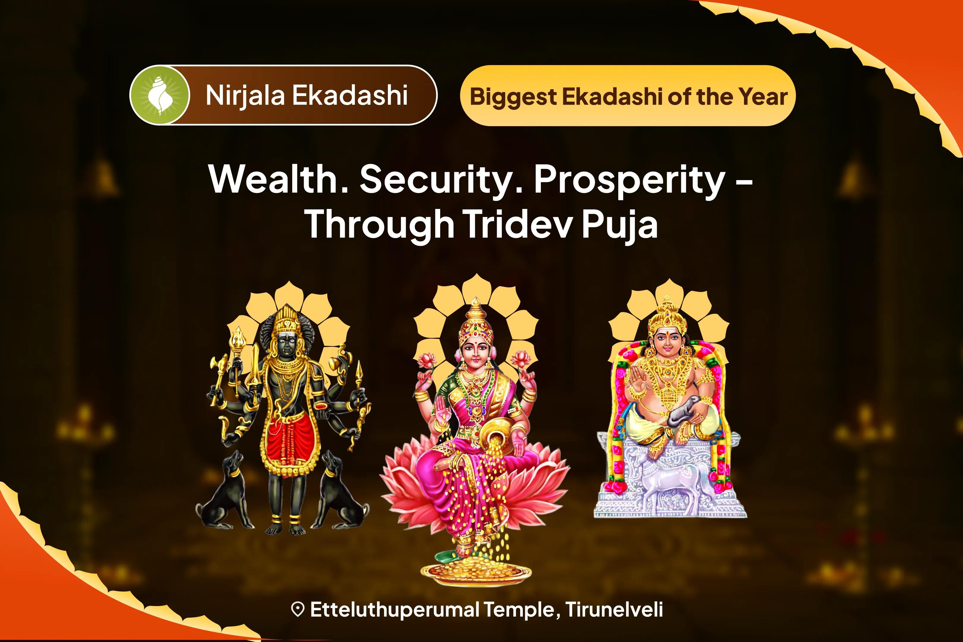 Nirjala Ekadashi Friday Wealth Guardian Lakshmi-Kuber-Bhairav Special 11,000 Kuber Mantra Jaap, Batuk Bhairav Kavach and Shri Sukta Havan For Financial Stability, Wealth Protection, and Long-Lasting Prosperity