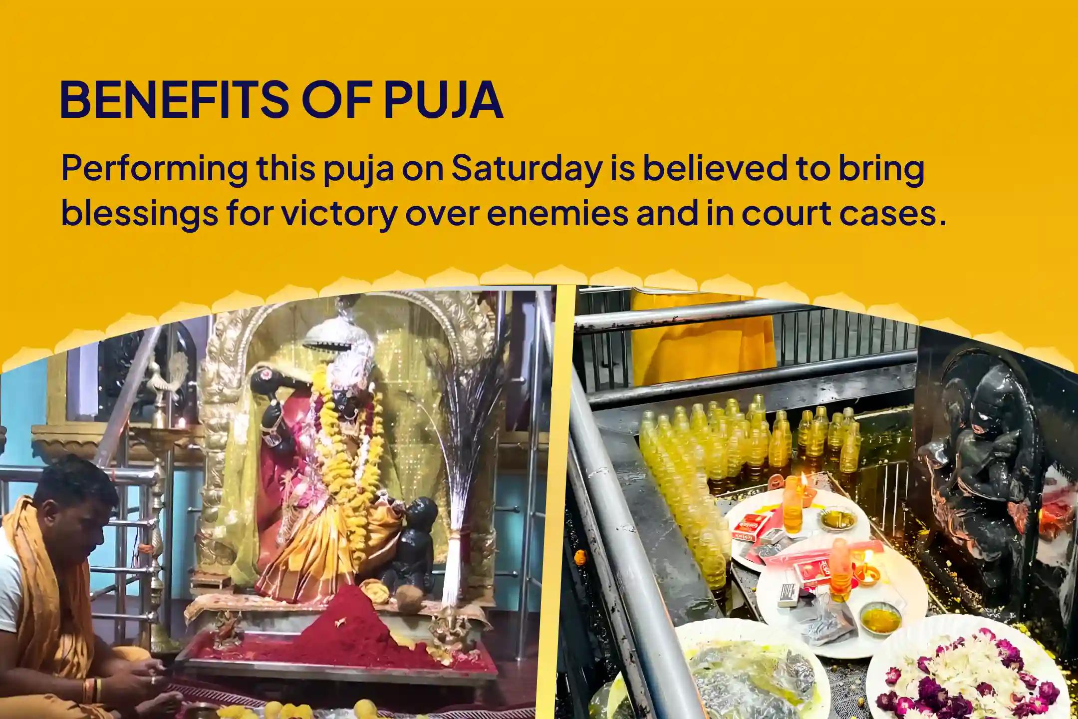  Saturday Bagalamukhi-Shani Combo Special Maa Bagalamukhi Tantra Yukta Havan and Shani Til Tel Abhishek To Get Blessing For Victory Over Enemies And In Court Cases