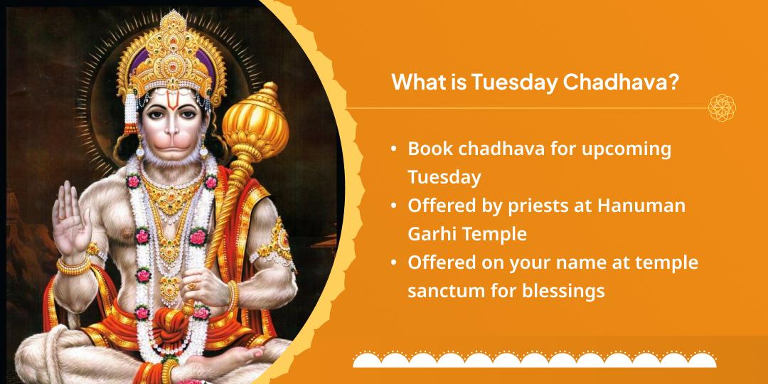 Tuesday Shri Hanuman Garhi Mandir Chadhava Sankalp