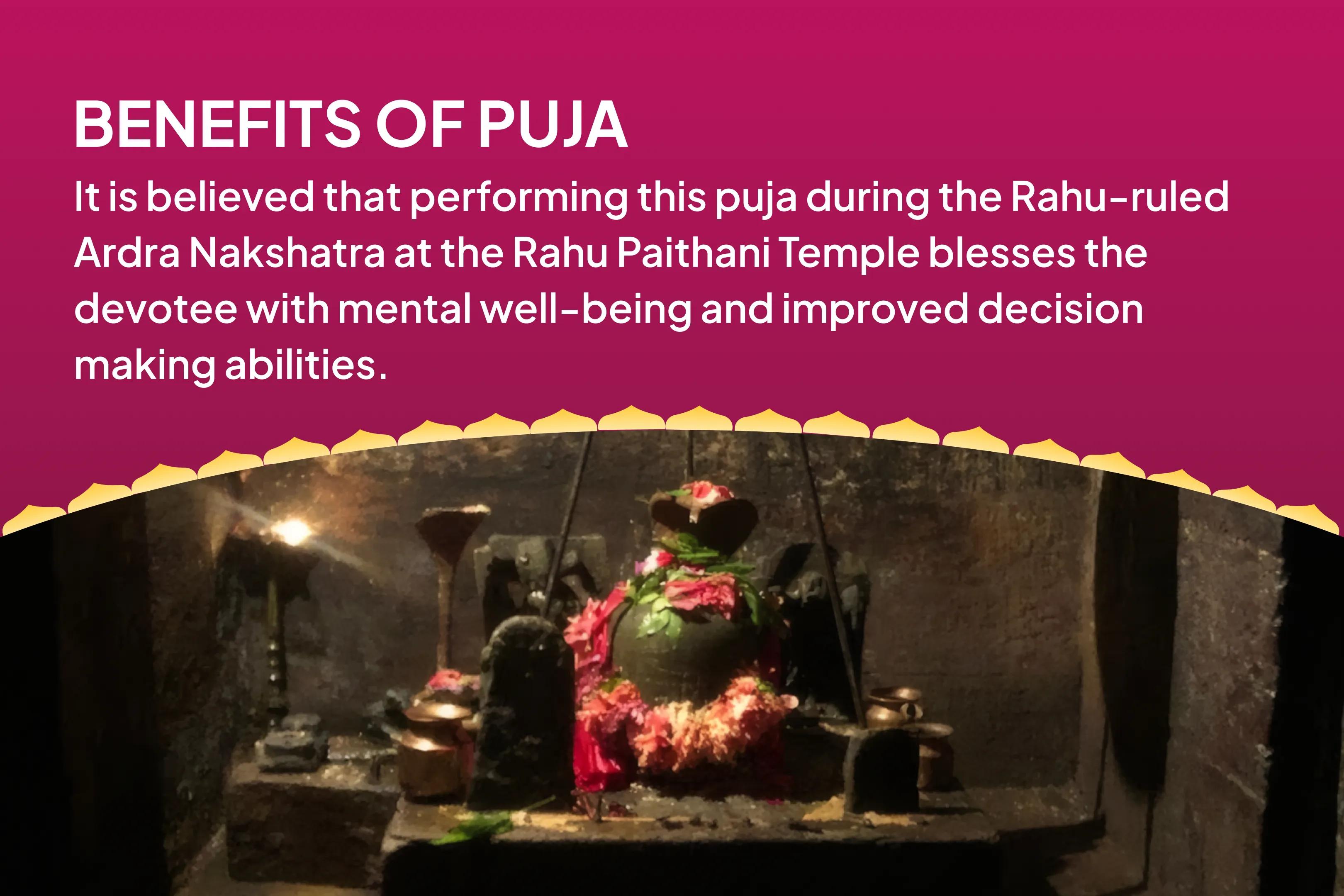 Rahu Paithani Nakshatra of Rahu Special 18,000 Rahu Mool Mantra Jaap and Dashansh Havan For Blessing of Mental Well-Being and Improved Judgement