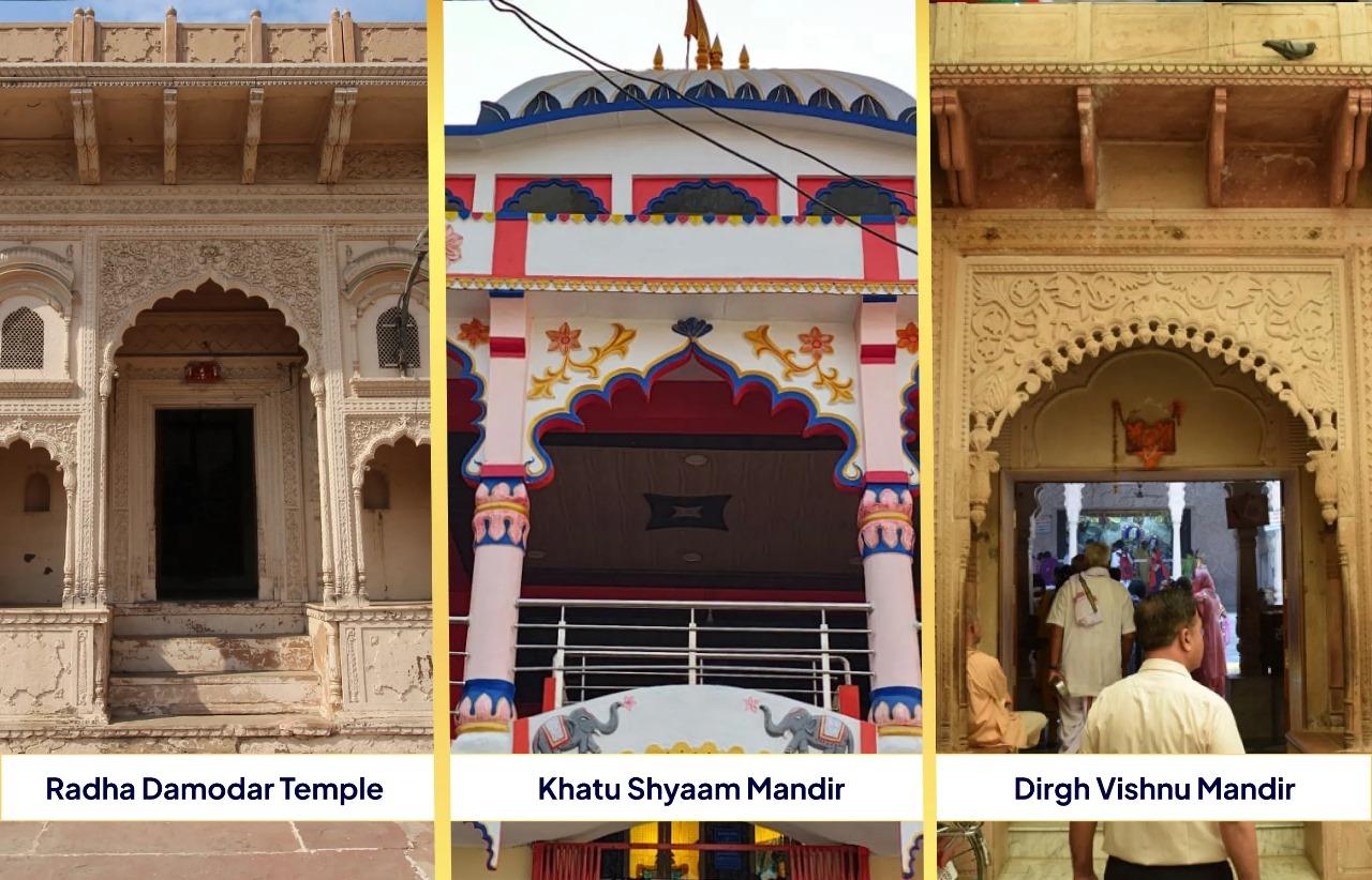 Shri Radha Damodar Temple, Shri Khatu Shyam Temple, Shri Dirgh Vishnu Temple, Mathura, Ujjain, Uttar Pradesh, Madhya Pradesh