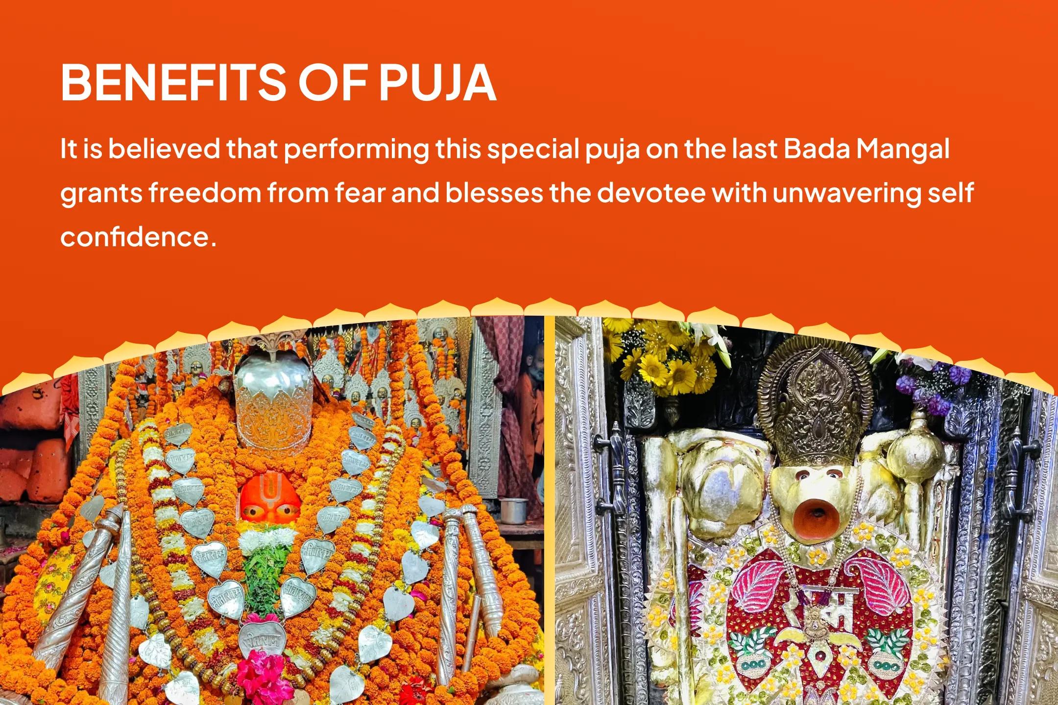2025 Last Bada Mangal - 2 Temple Combo Special Hanuman Garhi Sindoor Abhishek and 11,000 Pathar waale Hanuman Naam Sankirtan for Fear Removal and Unshakable Confidence