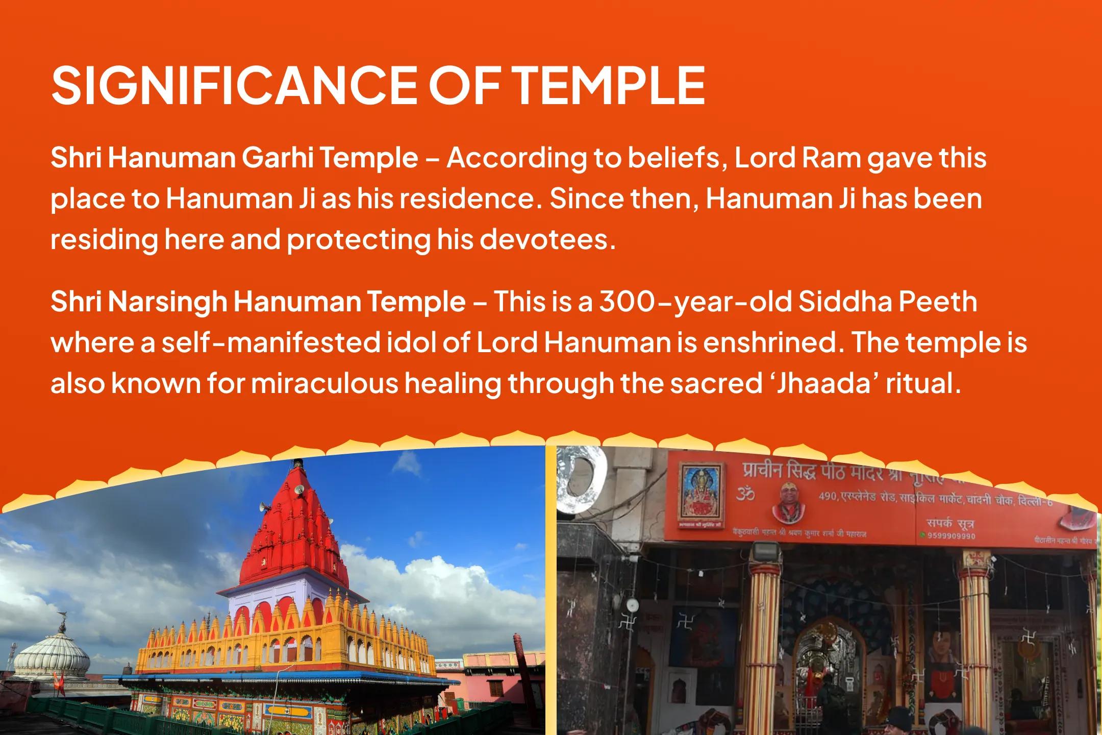 2025 Last Bada Mangal - 2 Temple Combo Special Hanuman Garhi Sindoor Abhishek and 11,000 Pathar waale Hanuman Naam Sankirtan for Fear Removal and Unshakable Confidence