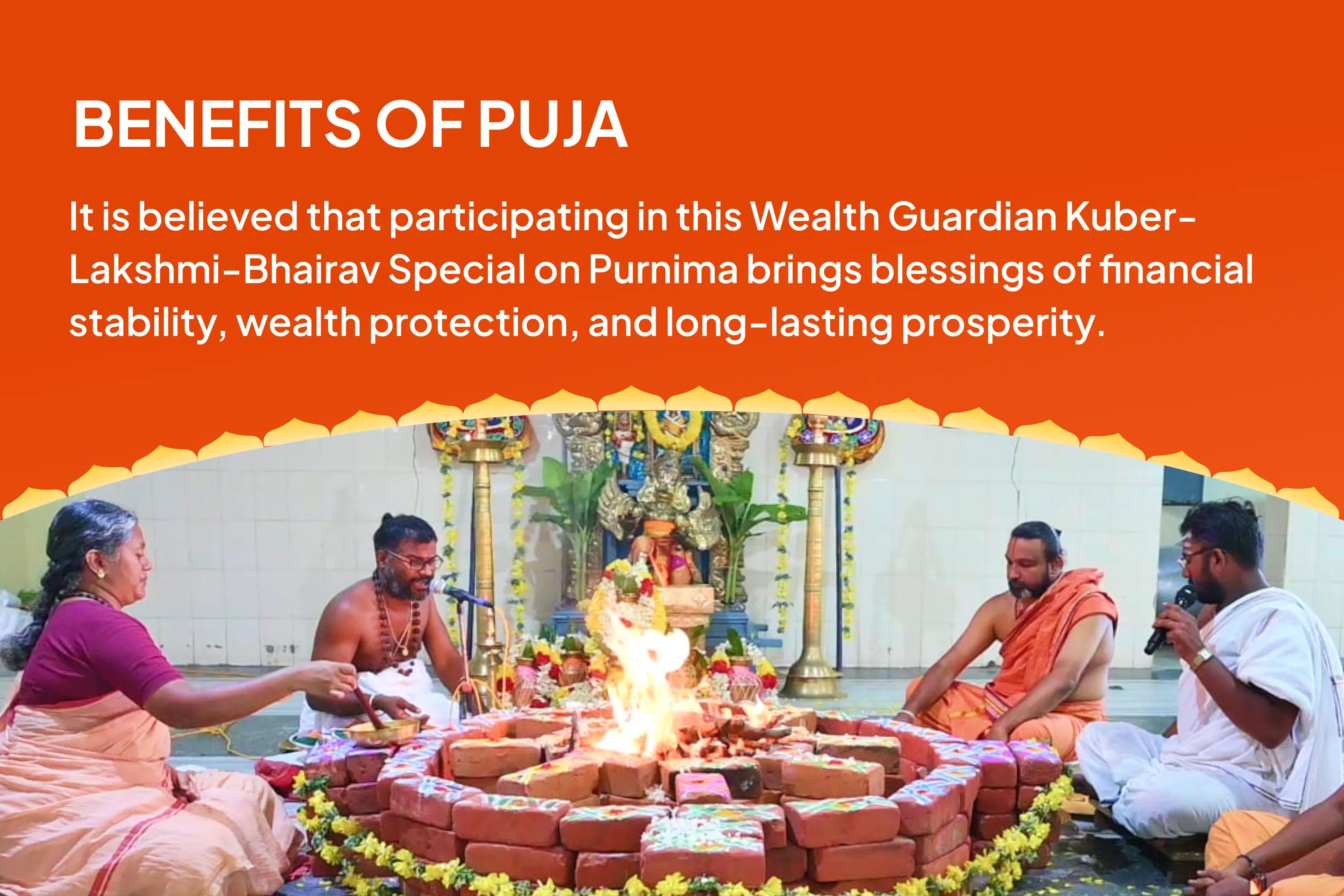 Jyeshtha Purnima Wealth Guardian Lakshmi- Kuber- Bhairav Special 11,000 Kuber Mantra Jaap, Batuk Bhairav Kavach and Shri Sukta Havan For Financial Stability, Wealth Protection, and Long-Lasting Prosperity