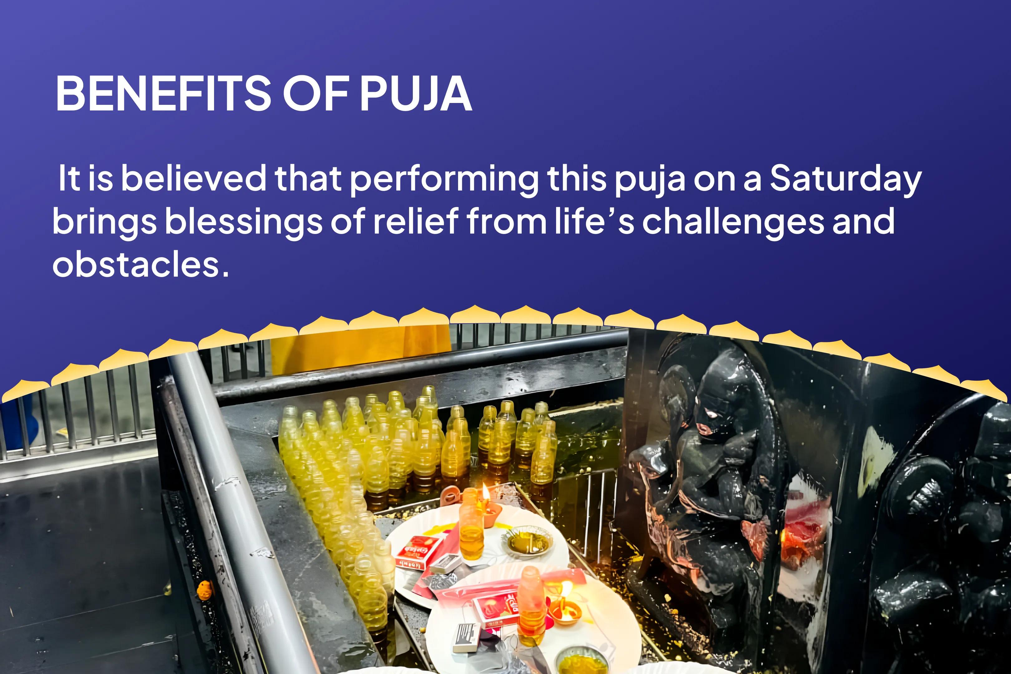  Saturday Shani Shanti Archana Special  Shani Shila Til Tel Abhishek and Peepal Tree Archana For Relief from Adversities, Misfortunes and Delays
