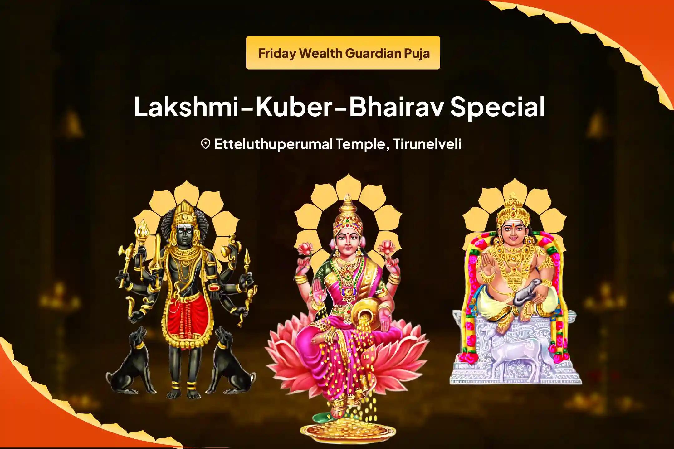 Friday Wealth Guardian Lakshmi-Kuber-Bhairav Special 11,000 Kuber Mantra Jaap, Batuk Bhairav Kavach and Shri Sukta Havan For Financial Stability, Wealth Protection, and Long-Lasting Prosperity