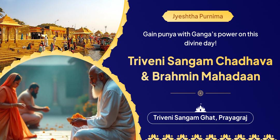 Align with this powerful opportunity to offer at Triveni Sangam and gain ancestral grace on Jyeshtha Purnima!