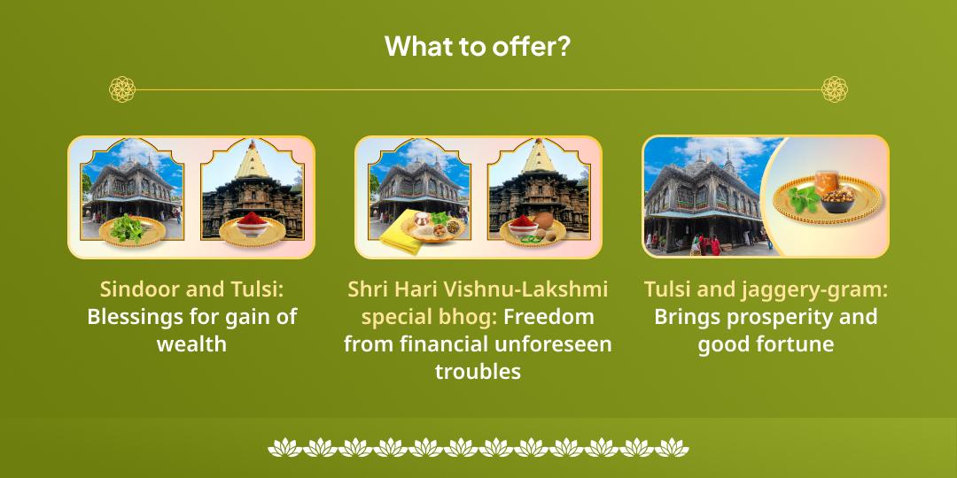 Ekadashi Lakshmi-Narayan Dual Temple Chadhava 