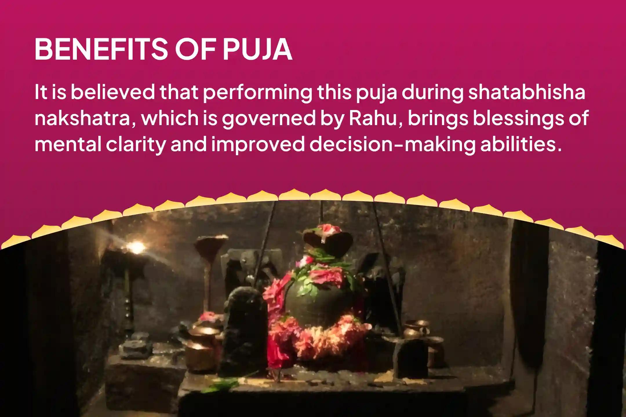 Rahu-Ketu Shanti Nakshatra Special Rahu-Ketu Peeda Shanti Puja and Shiv Rudrabishek for Blessing of Mental Clarity and Improved Decision-Making