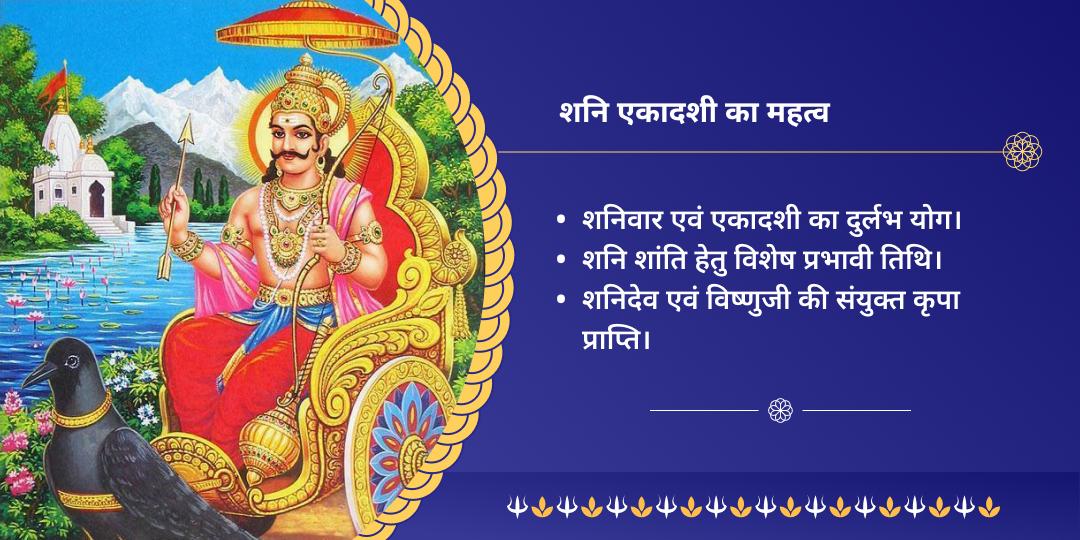 शनि एकादशी कुंडली दोष शांति चढ़ावा