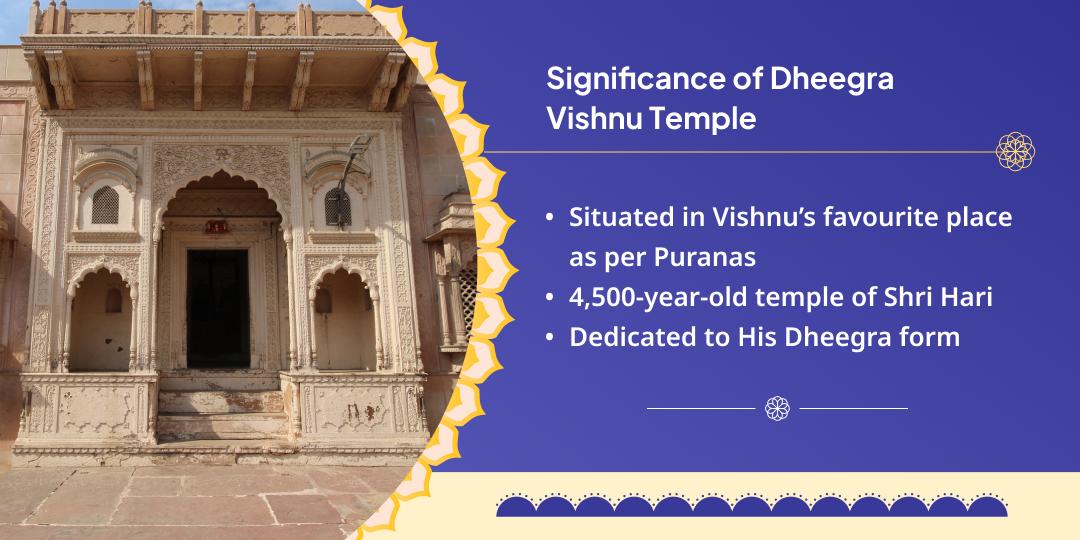 Thursday Dheegra Vishnu Mandir Mathura Chadhava