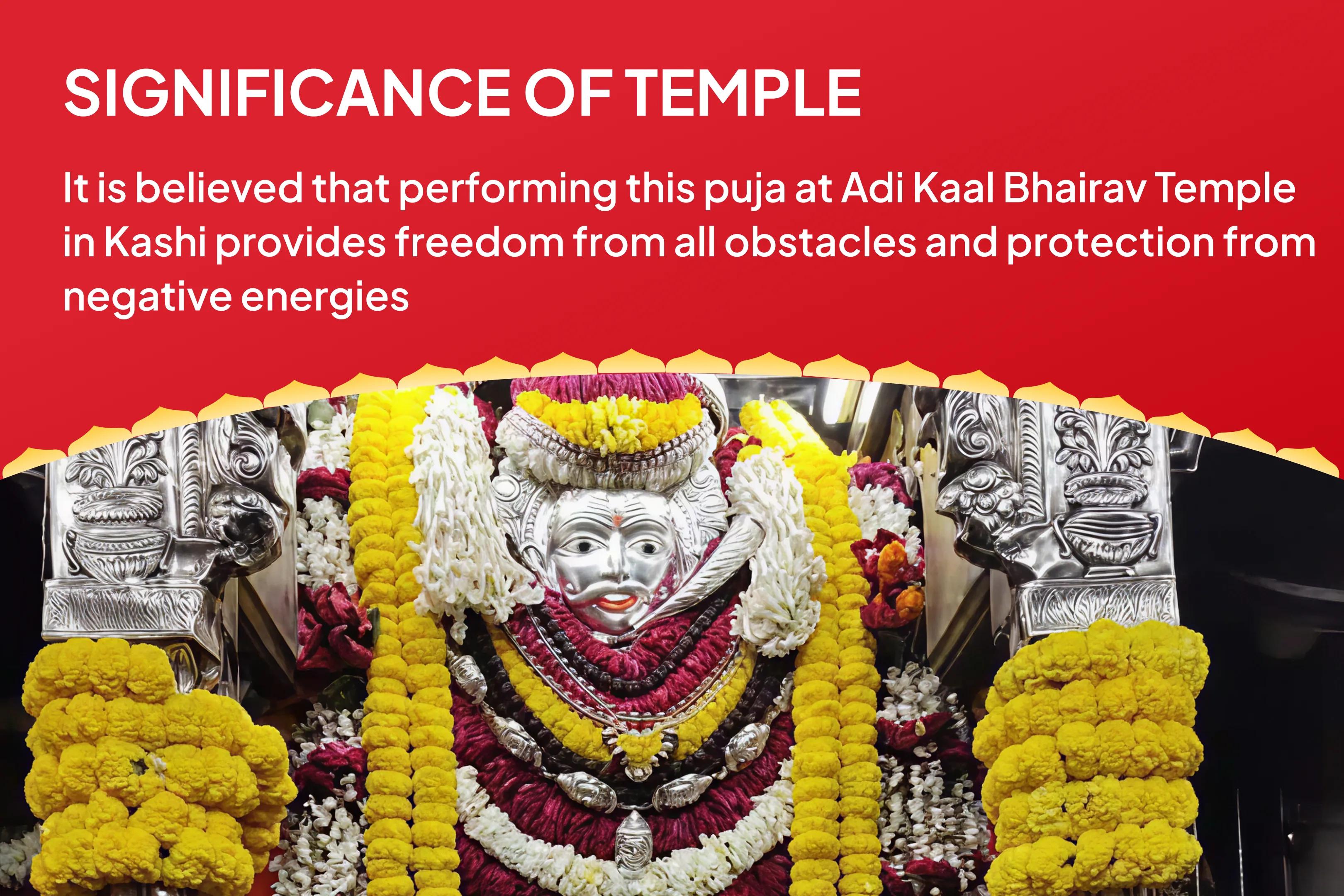 Kalashtami 4 Prahar Kashi Special 4 Prahar Kaal Bhairav Abhishek Puja, Sringar Sewa, Khappar Sewa and Bhog sewa To Remove 7 Past Lifetimes' Sins and Negativity