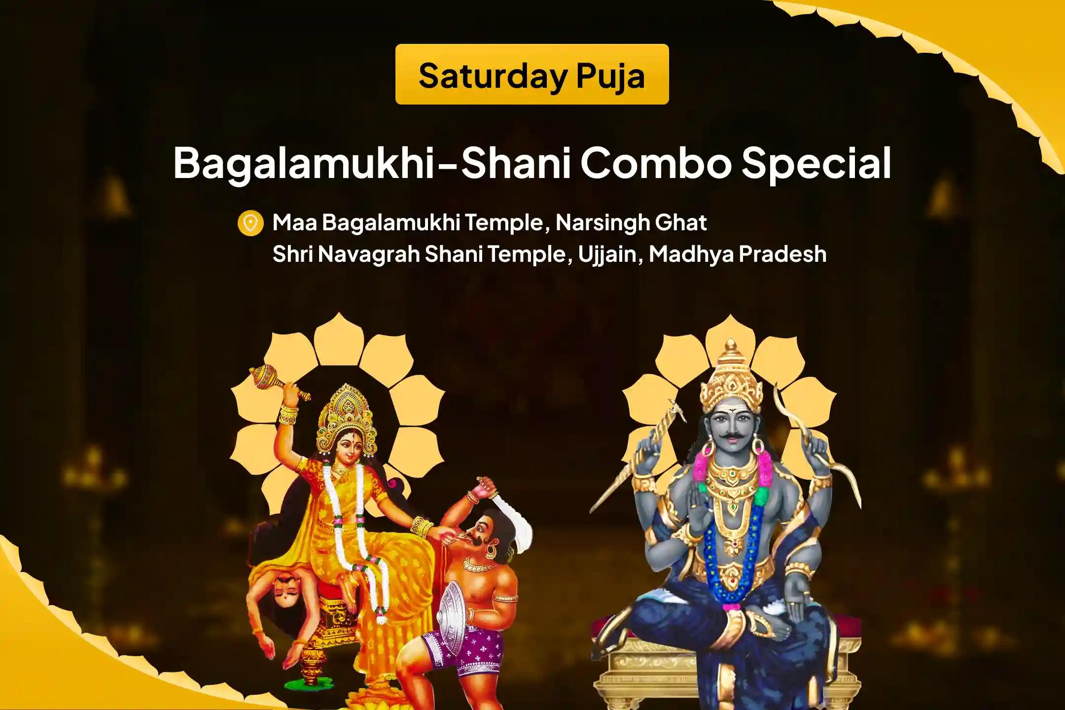 Saturday Bagalamukhi-Shani Combo Special Maa Bagalamukhi Tantra Yukta Havan and Shani Til Tel Abhishek To Get Blessing For Victory Over Enemies And In Court Cases