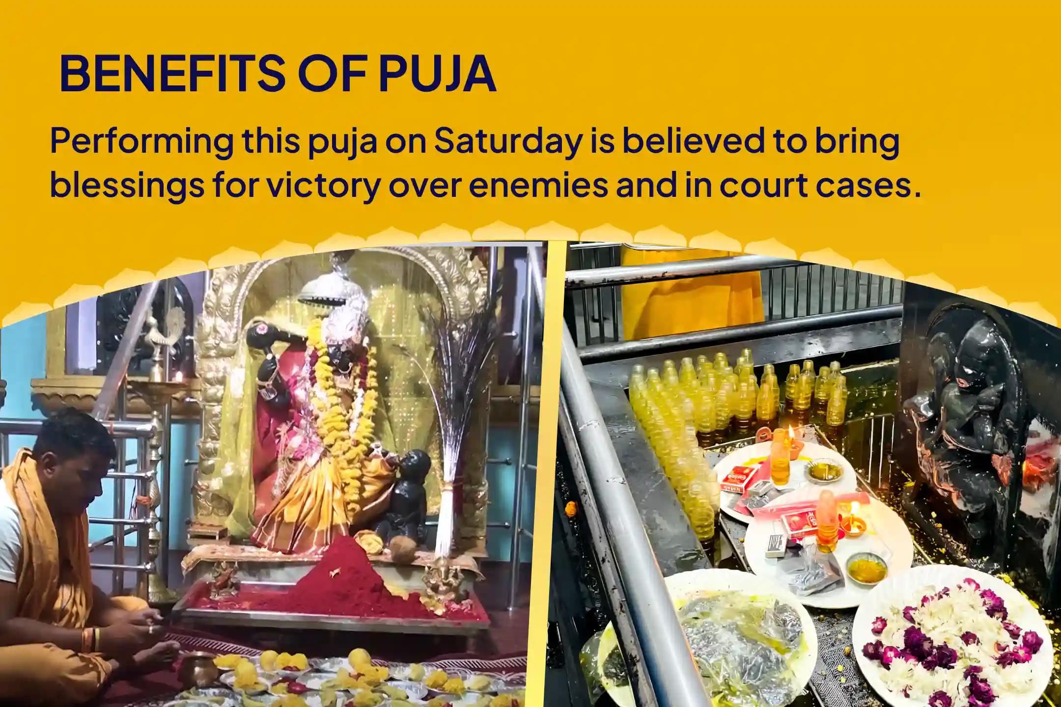 Saturday Bagalamukhi-Shani Combo Special Maa Bagalamukhi Tantra Yukta Havan and Shani Til Tel Abhishek To Get Blessing For Victory Over Enemies And In Court Cases