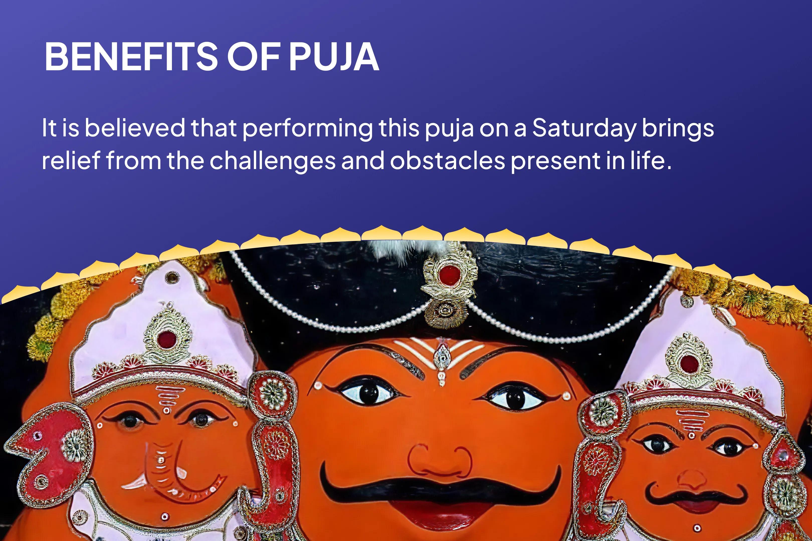 Saturday Shani Special Shani Saade Saati Peeda Shanti Mahapuja, Shani Til Tel Abhishek and Mahadasha Shanti Mahapuja for Overcoming Challenges and Adversities in Life