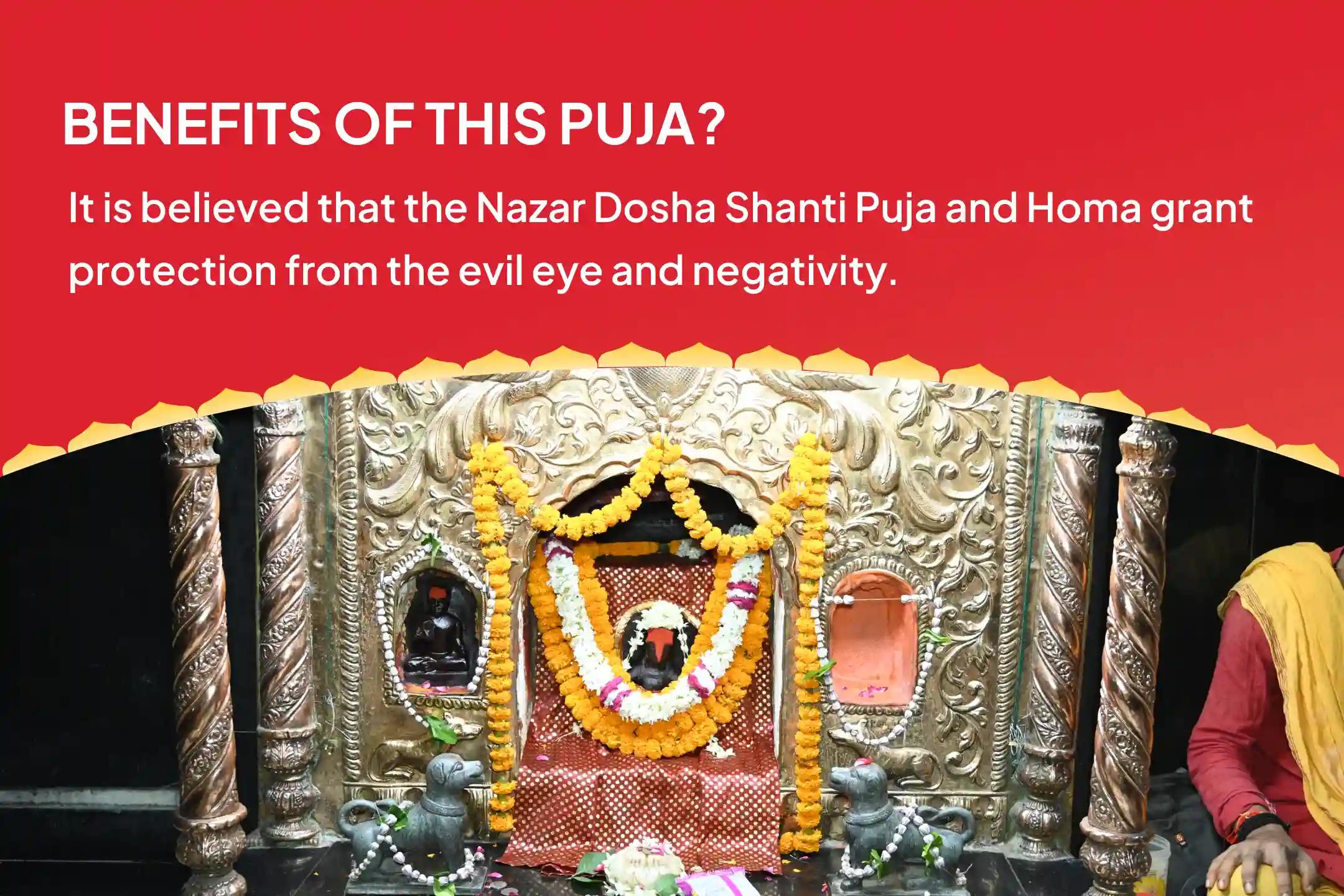 Kalashtami Nazar Dosha Removal Special Nazar Dosha (Evil Eye) Shanti Puja and Homa for Blessings of Removal of Evil Eye and Destruction of Negativity
