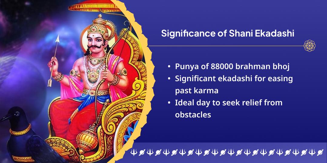 Saturday Ekadashi Shani Drishti Suraksha Dual Temple Chadhava