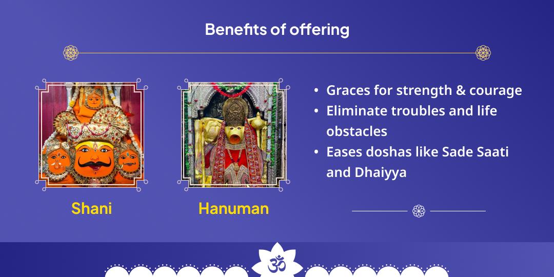 Saturday Navgraha - Narasimha Hanuman Dwi Mandir Chadhava