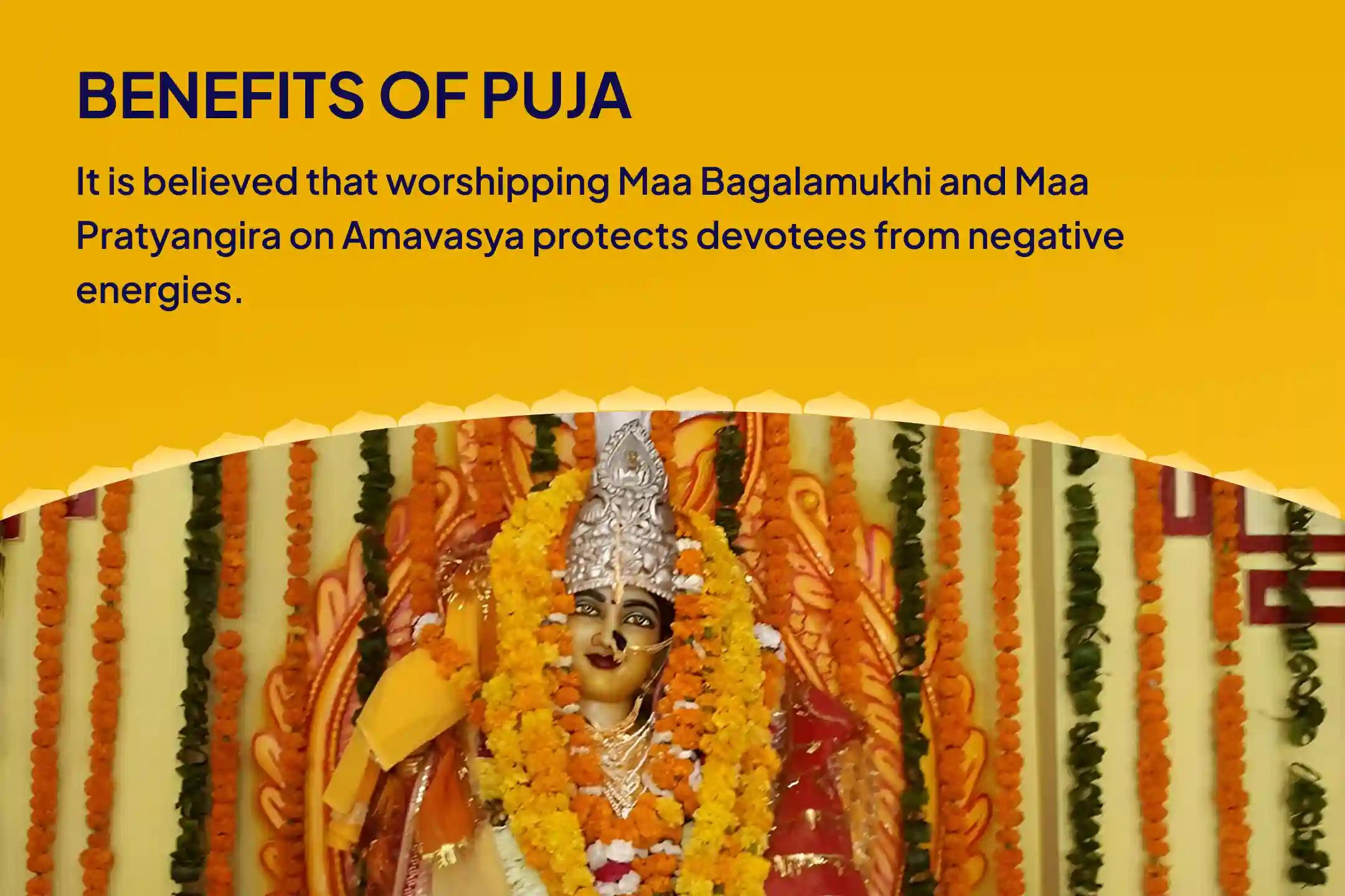 Amavasya Mahavidhya 36 Brahmin Mahanushthan Bagalamukhi-Pratyangira Kavach Path, 1,25,000 Bagalamukhi Mool Mantra Jaap and Havan for Devi's Protection to Repel Malevolent Energies and Negative Influences