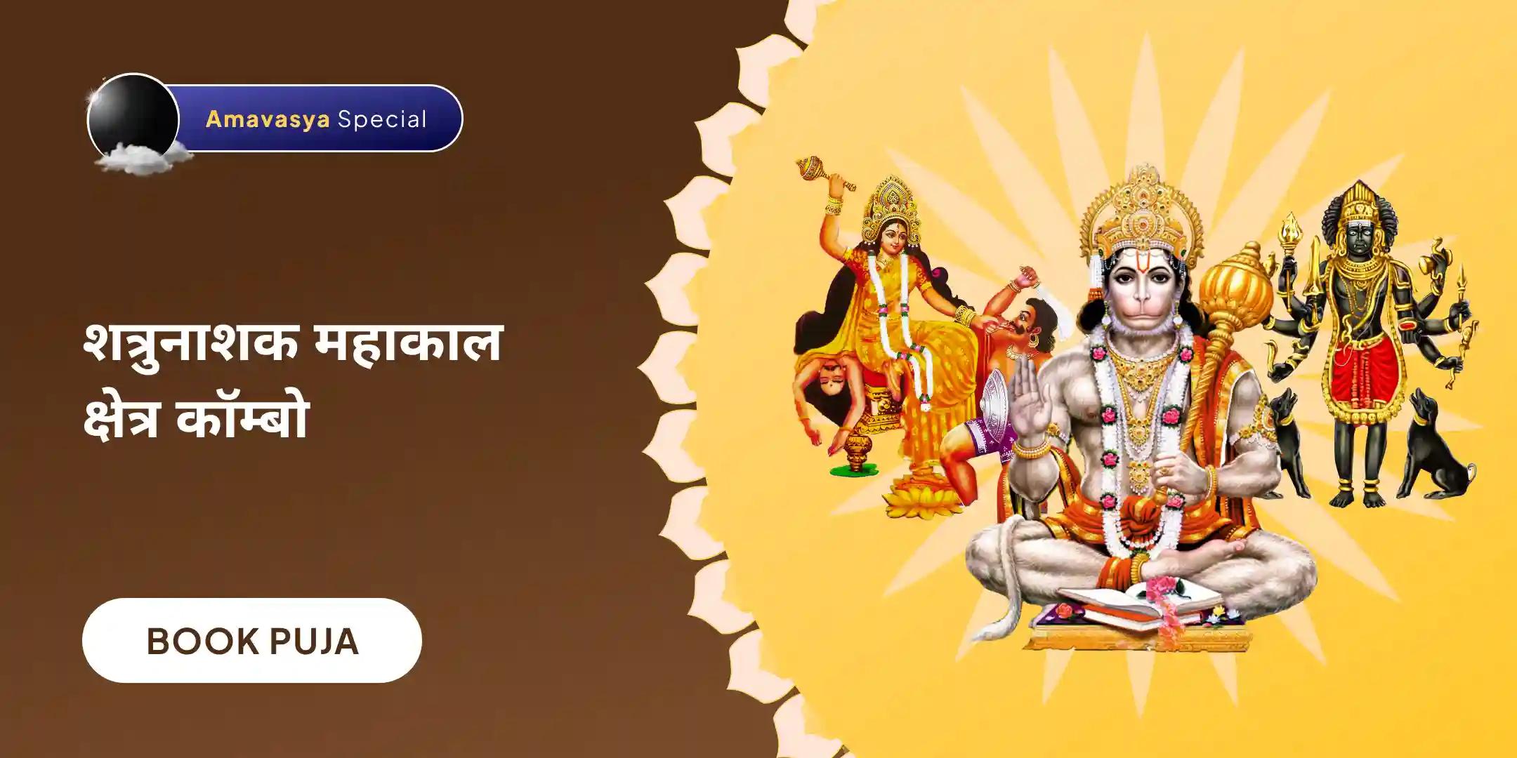 माँ बगलामुखी, काल भैरव और संकट मोचन हनुमान सर्व कष्ट निवारण पूजा और यज्ञ