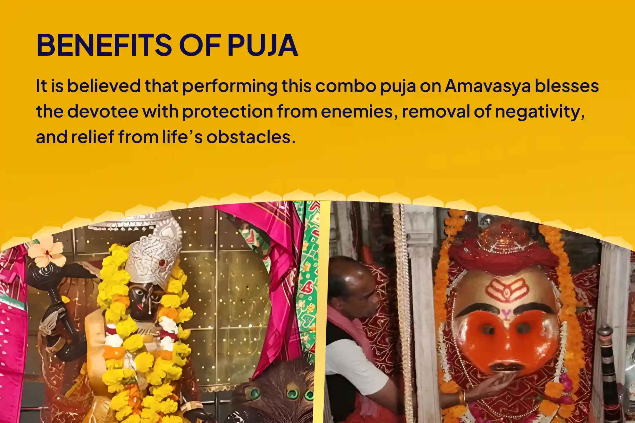 Amavasya Shatru Nashak Mahakaal Kshetra Combo Maa Bagalamukhi, Kaal Bhairav and Sankat Mochan Hanuman Sarva Kasht Nivaran Puja and Yagya For Protection from Enemies, Destroying Negativity and Removing Obstacles in Life 