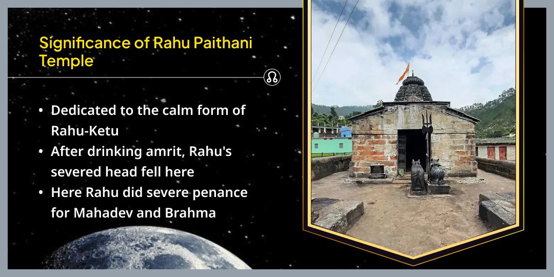 Rahu Shanti Rahu Paithani Mandir Chadhava