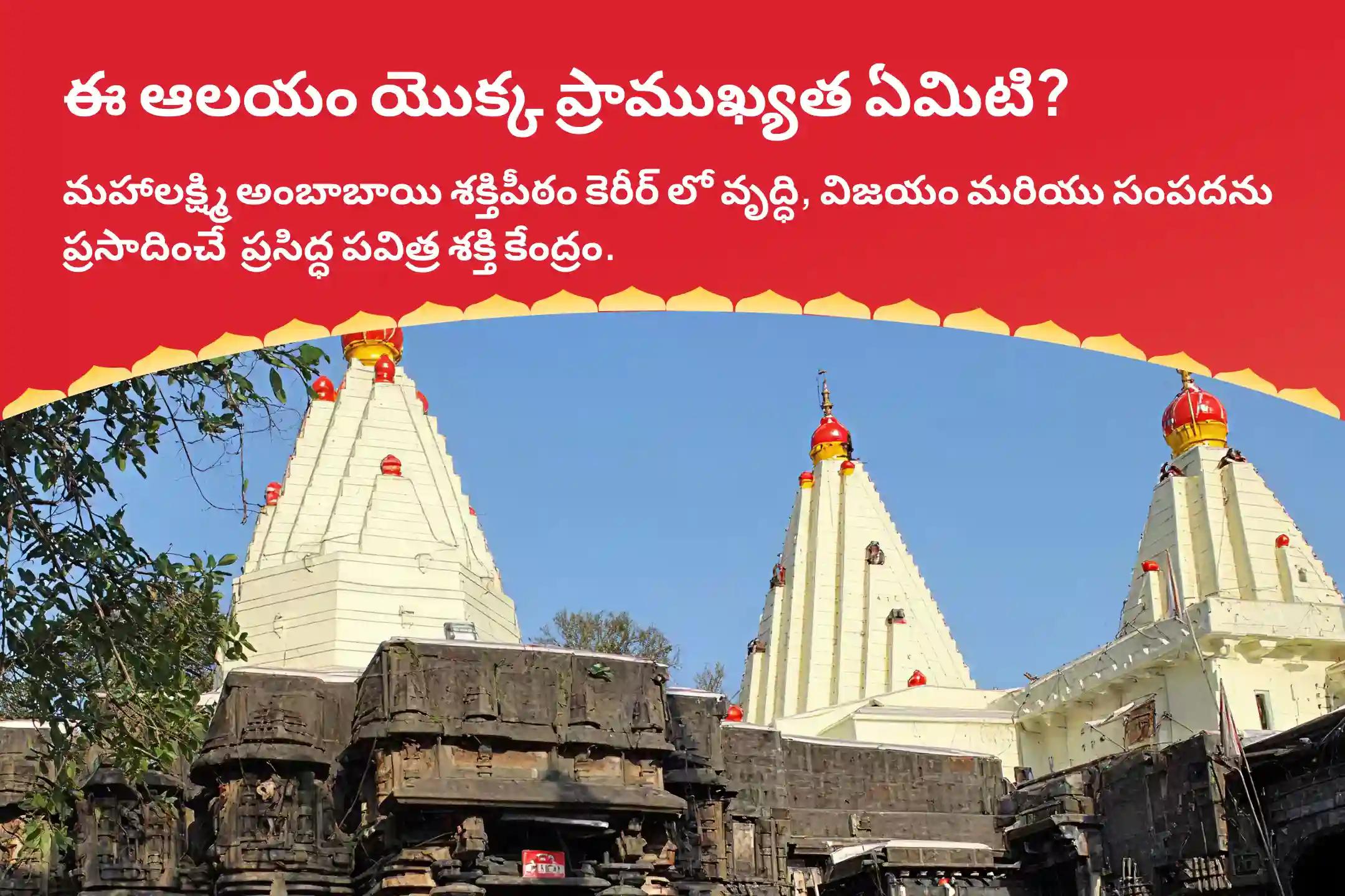 మీరు కోరుకున్న ఉద్యోగాన్ని సాధించడానికి మరియు కెరీర్ ని స్థిరపరుచుకోవడానికి శక్తివంతమైన ఆలయంలో శక్తివంతమైన పూజ మరియు ఆర్థిక స్థిరత్వం కోసం హోమంలో పాల్గొనండి.