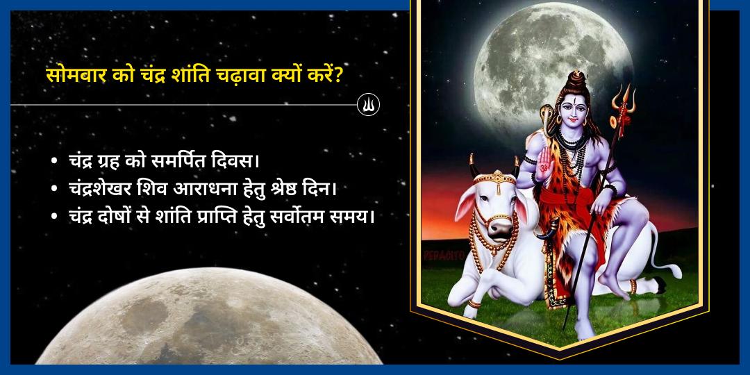 सोमवार चंद्र दोष शांति महादेव चढ़ावा