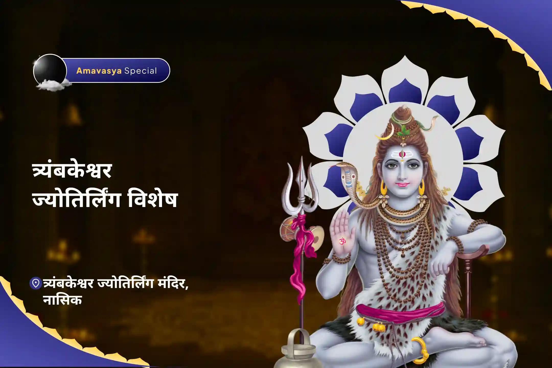 खराब स्वास्थ्य, बुरी नजर और नकारात्मक ऊर्जा को नष्ट करने के लिए अमावस्या त्र्यंबकेश्वर ज्योतिर्लिंग विशेष 11,000 महामृत्युंजय मंत्र जाप एवं शिव रुद्राभिषेक