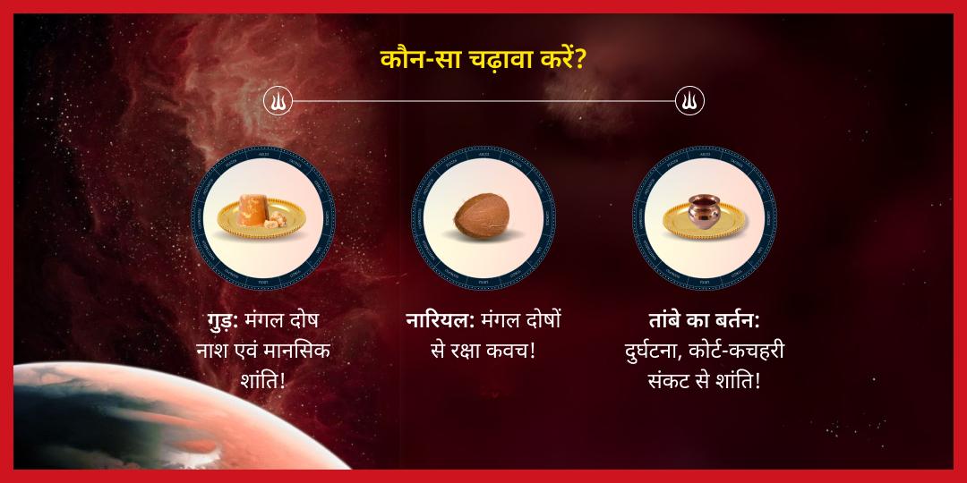 मंगलवार ग्रह शांति मंगलनाथ महादेव चढ़ावा