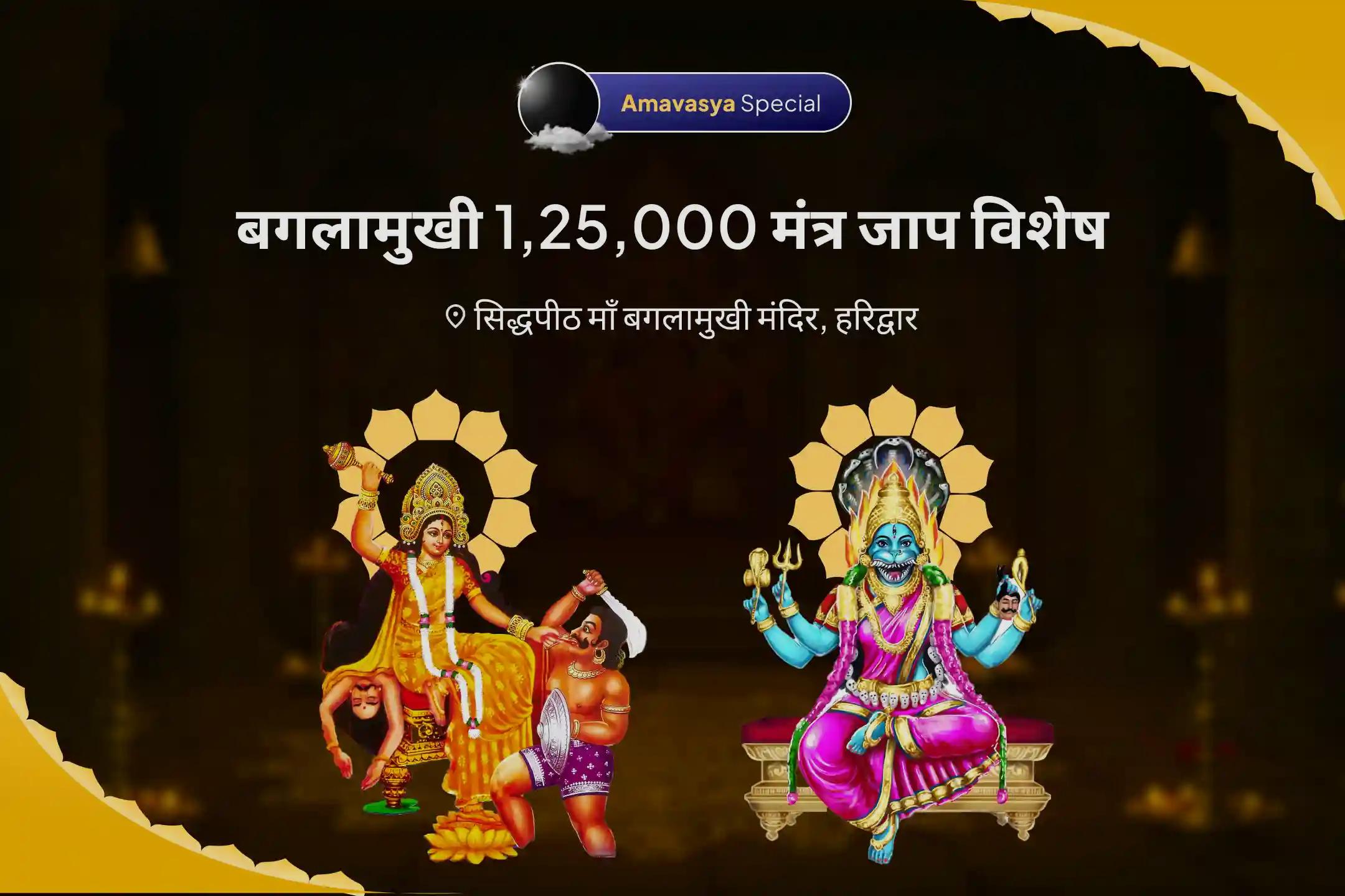 नकारात्मक ऊर्जा से सुरक्षा के लिए बगलामुखी 1,25,000 मंत्र जाप विशेष माँ बगलामुखी महामंत्र जाप एवं यज्ञ