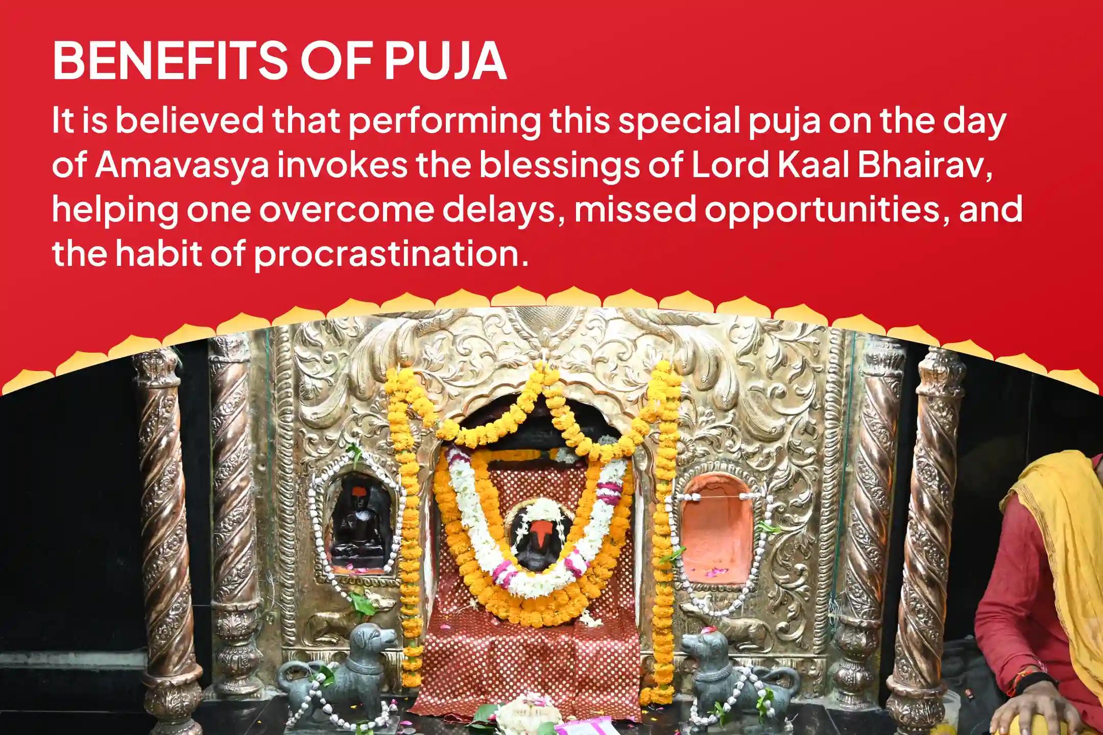 Amavasya Kaal Bhairav – The Lord of Time Special Kaal Bhairav Nishita Kaal Samay Bandhan Vimochan Amavasya Anushthan To overcome procrastination, delays, and missed opportunities