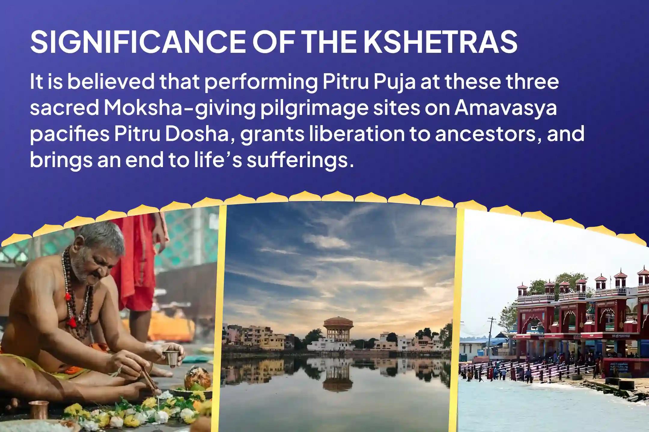 Ancestral Liberation & Blessings – 3 Moksha Tirtha Amavasya Special Kashi-Rameshwaram-Gokarna Amavasya Pitru Shanti Puja and Yagya For peace across both maternal and paternal ancestral lineages