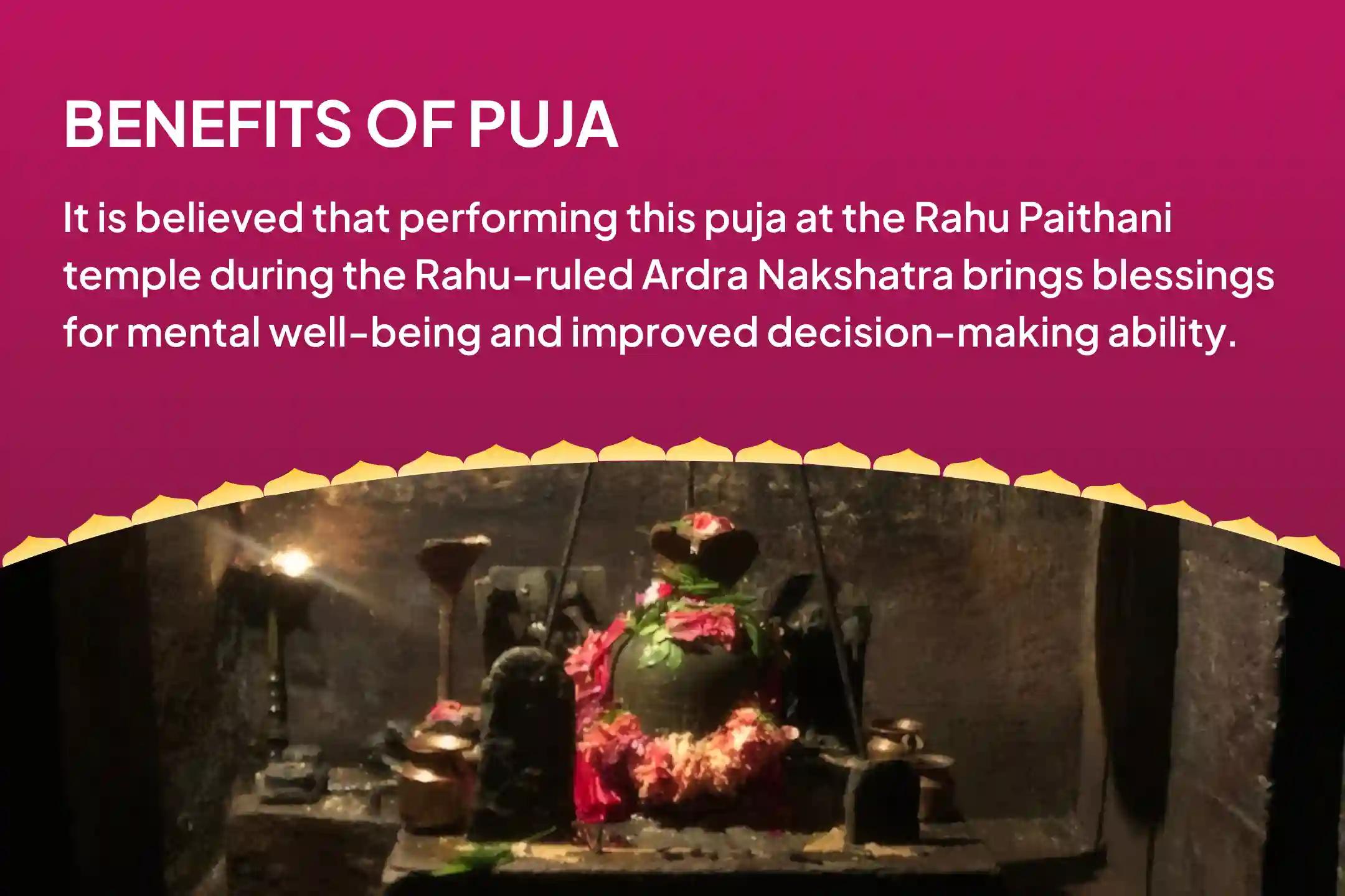 Rahu Paithani Nakshatra of Rahu Special 18,000 Rahu Mool Mantra Jaap and Dashansh Havan for Mental Well-Being and Improved Judgement