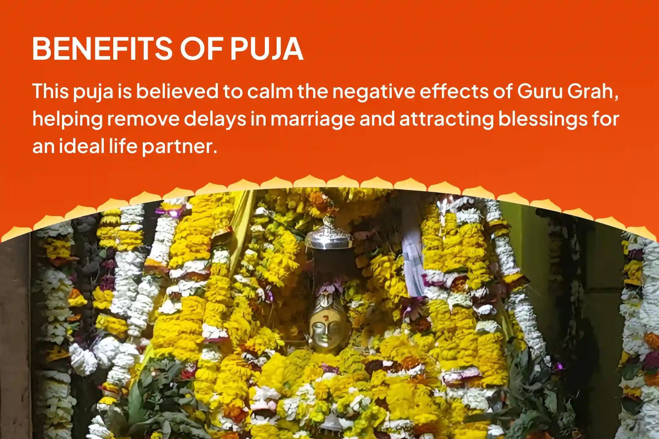 Special Remedy for Marital Discord and Delay Brihaspati Guru Graha Yagya, Vishnu Sahasranama, and Banana Tree Worship To avoid delays in marriage and to attract an ideal, desired life partner