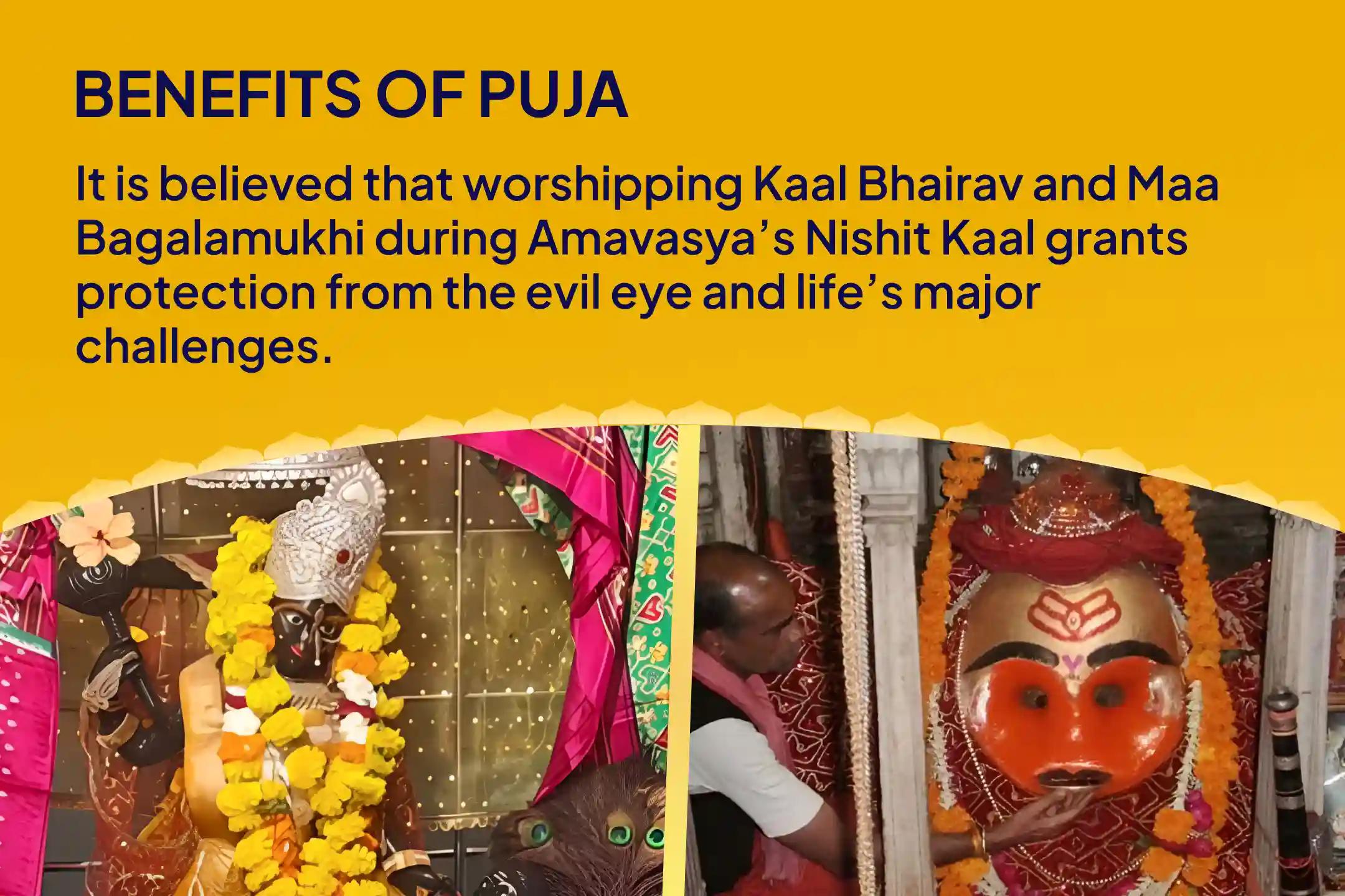 Amavasya Nazar Dosh Combined Bhairav-Devi Kavach Kal Bhairav Stotra, Devi Kavach & Nishit Kaal Raksha Havan For complete protection from evil eye and negative energies